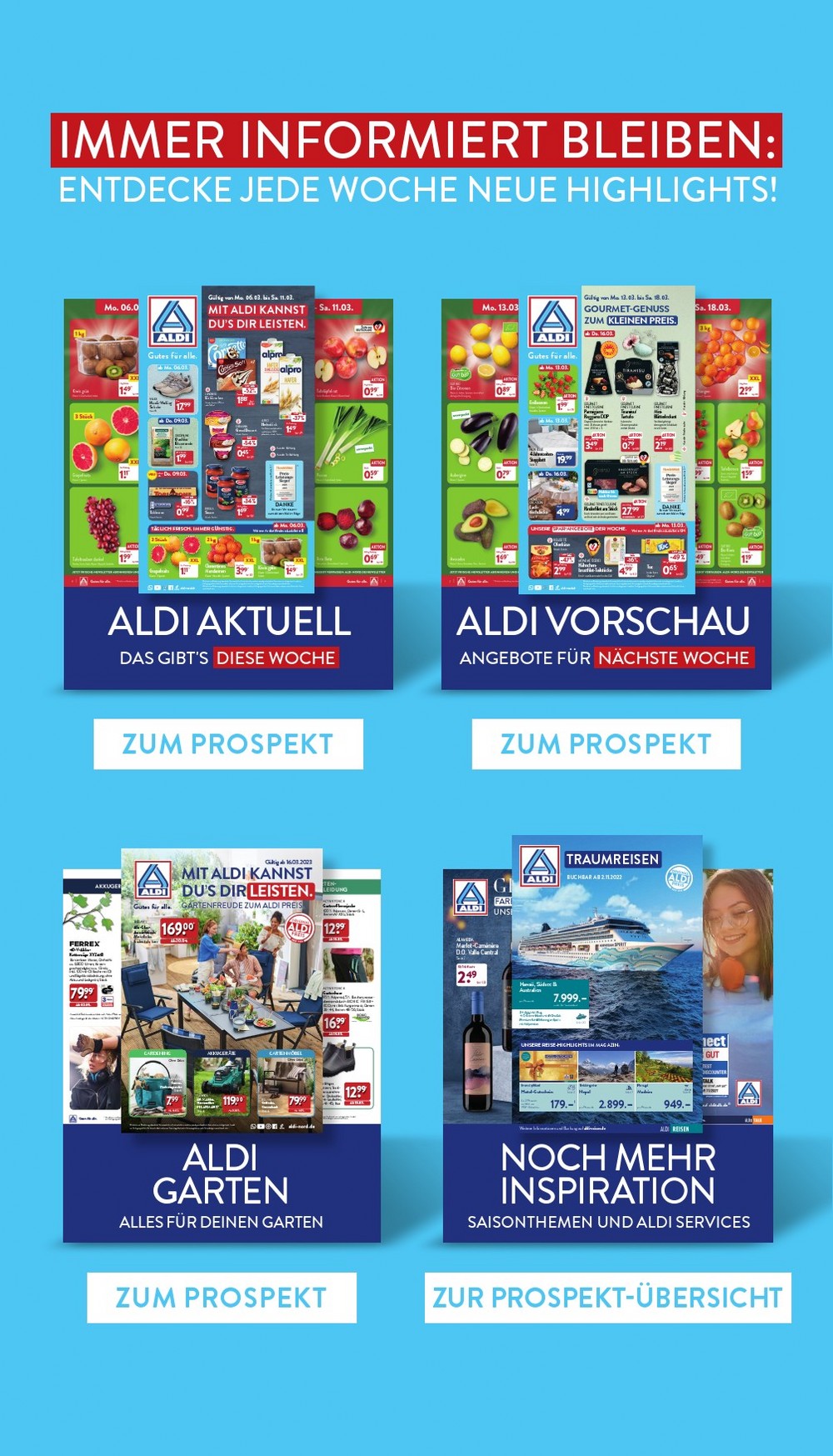 Aldi Nord Prospekt Garten gültig vom 16 03 2023 bis 15 05 2023