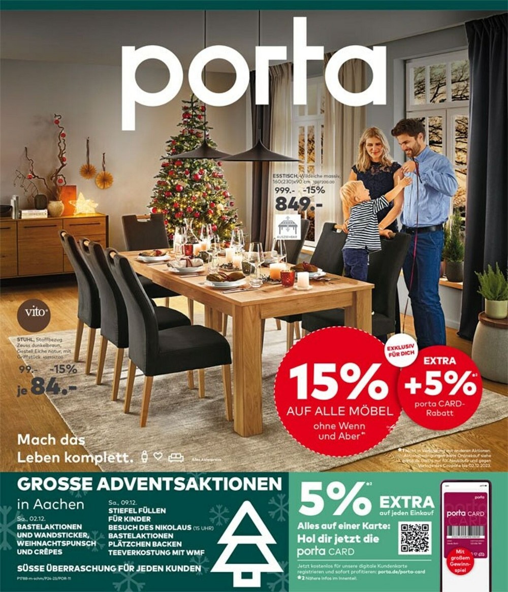 Porta Weihnachten Angebote 2023 1 – porta prospekt 27 02