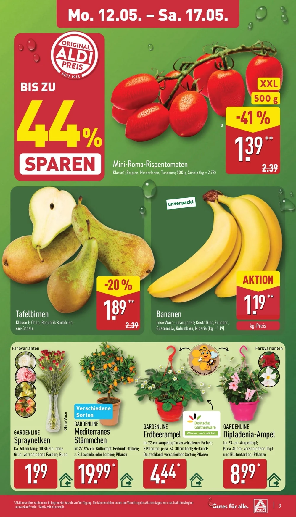 Aldi Nord Prospekt gültig vom ab 12.05.2025 bis 17.05.2025 3 aldi nord 12 17 03