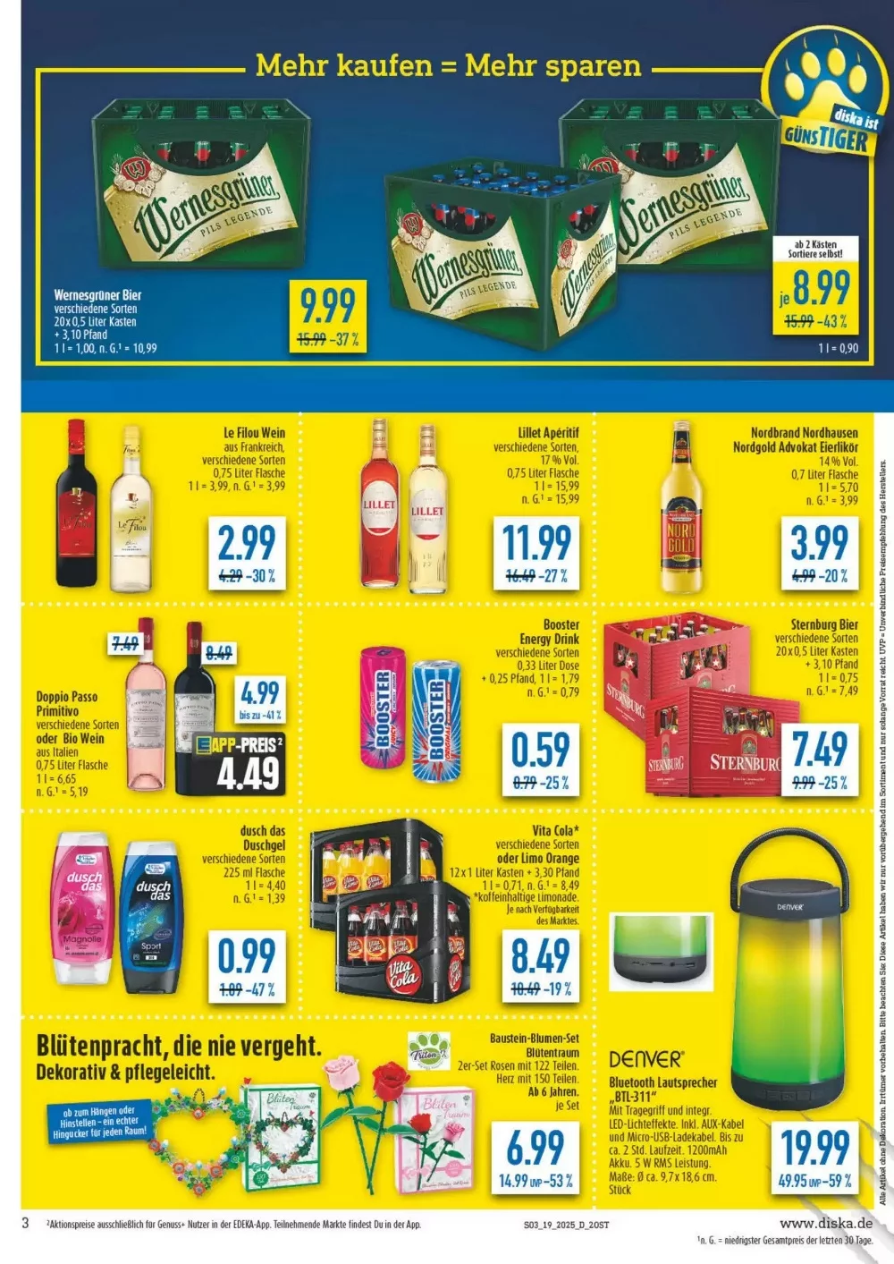 Diska Prospekt ab 05.05.2025 bis 10.05.2025 3 diska prospekt mai 5 3