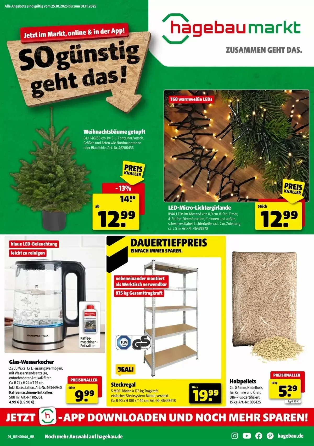 Hagebau Weihnachten Prospekt Angebote 2025 2 hagebaumarkt prospekt 1