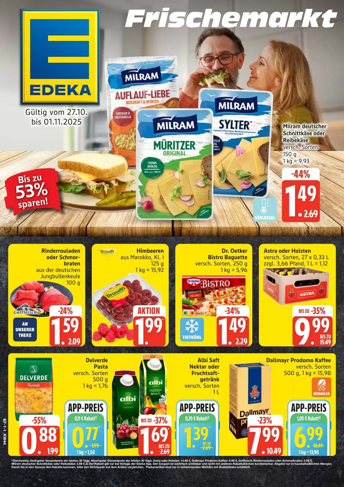 Edeka Frischemarkt Prospekt nächste woche ab 27.10.2025 2 edeka frish 1 1