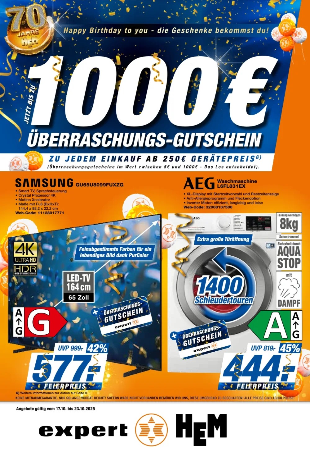 K+B Expert Prospekt ab 05.09.2025 nächste woche 2 hem expert prospekt 1