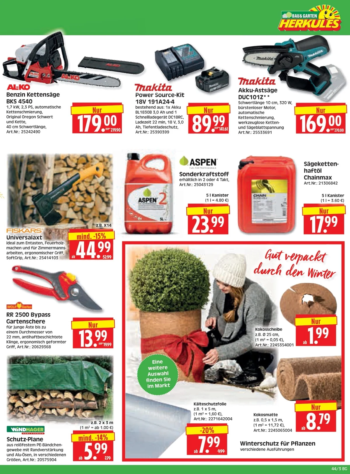 herkules baumarkt prospekt 27 1 03