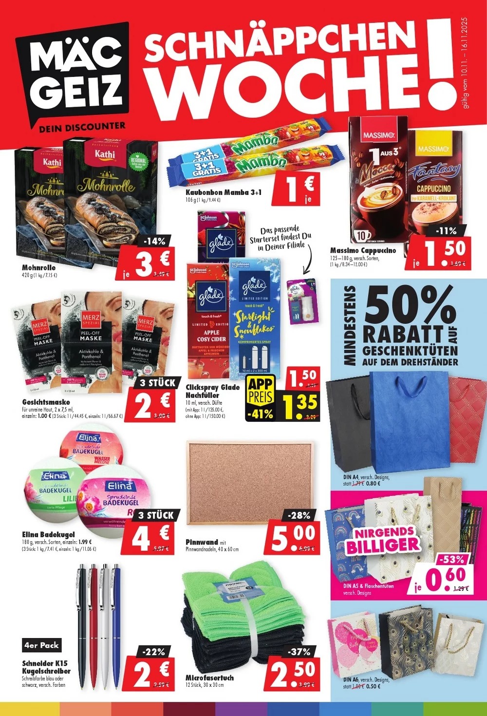 Mäc Geiz Prospekt Angebote ab 10.10.2025 bis 16.10.2025 2 mac prospekr 1