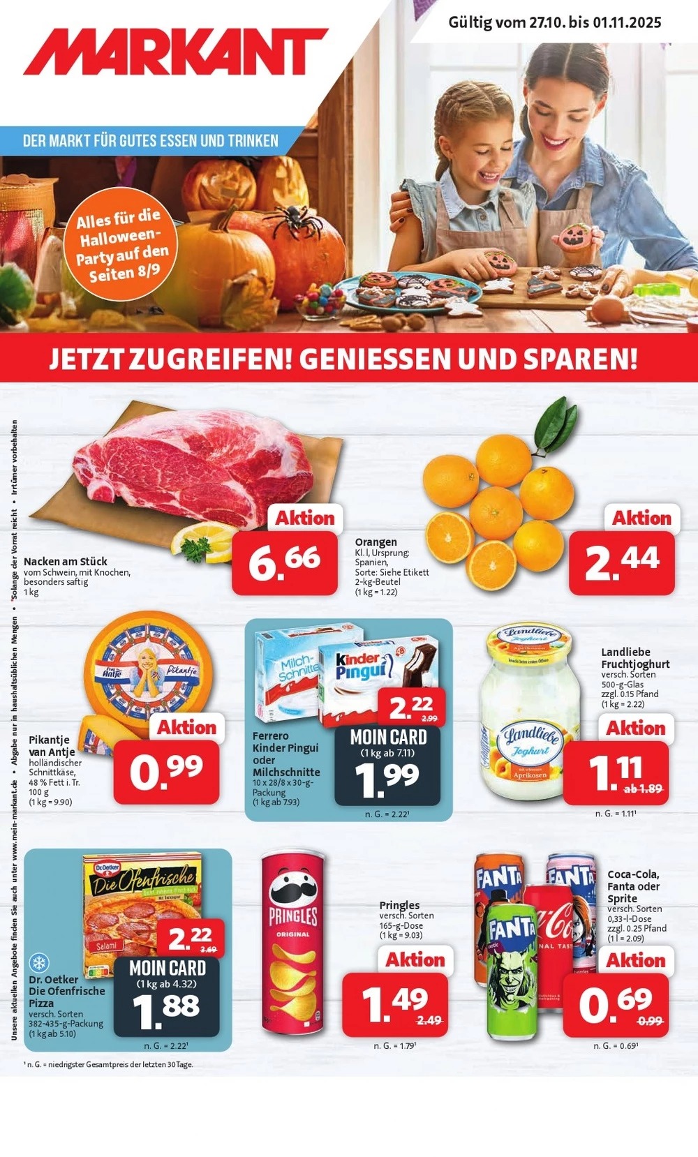 Markant Prospekt gültig vom 27.10.2025 bis 01.11.2025 2 markant prospekt 1