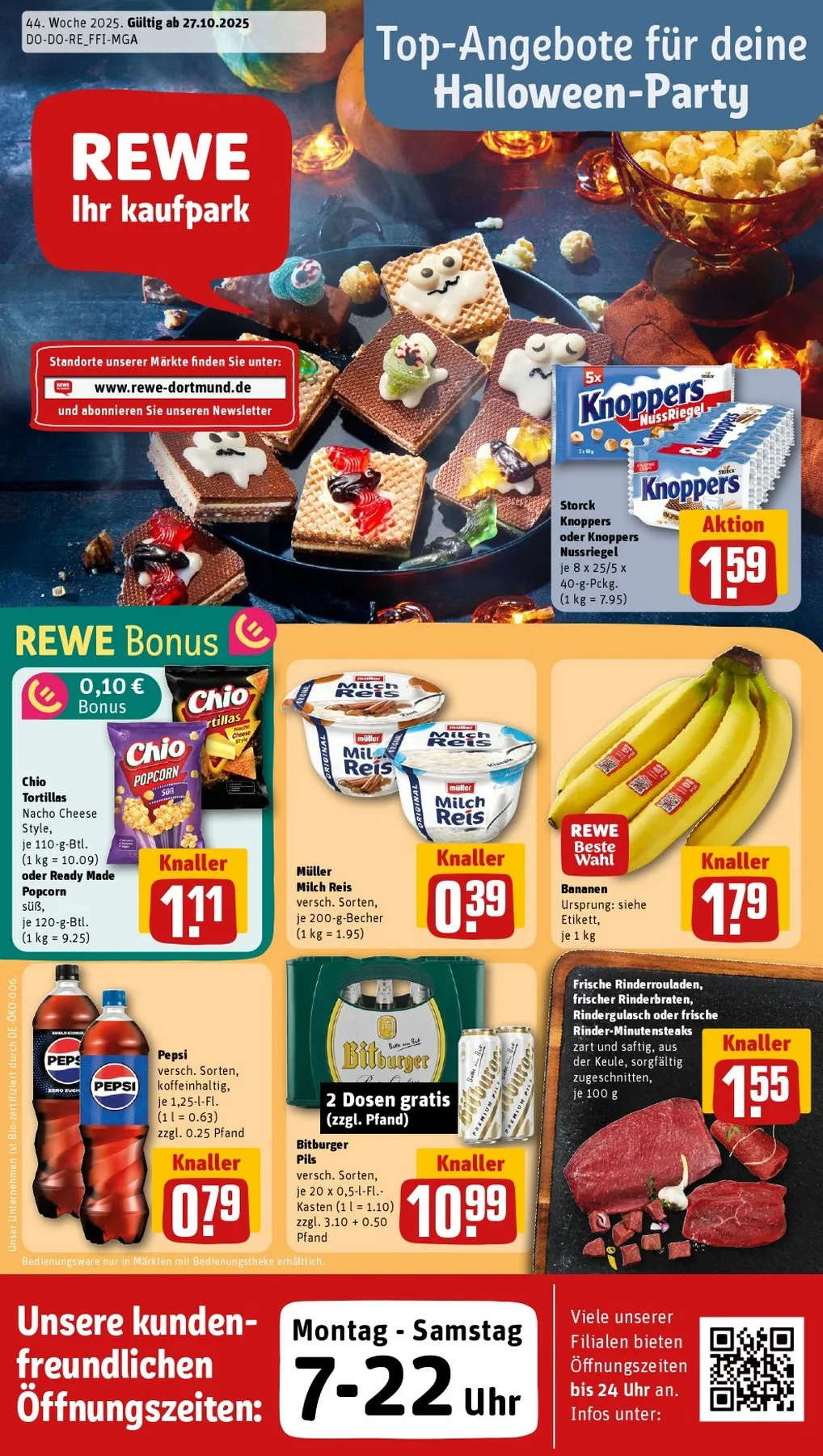 Rewe Kaufpark Prospekt ab 27.10.2025 nächste woche 2 rewe kaufpark 1