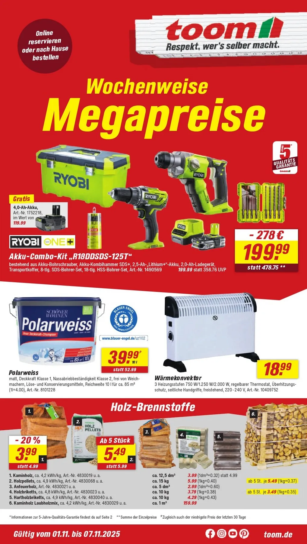 Toom Baumarkt Weihnachten Prospekt Angebote 2025 2 toom baumarkt 1