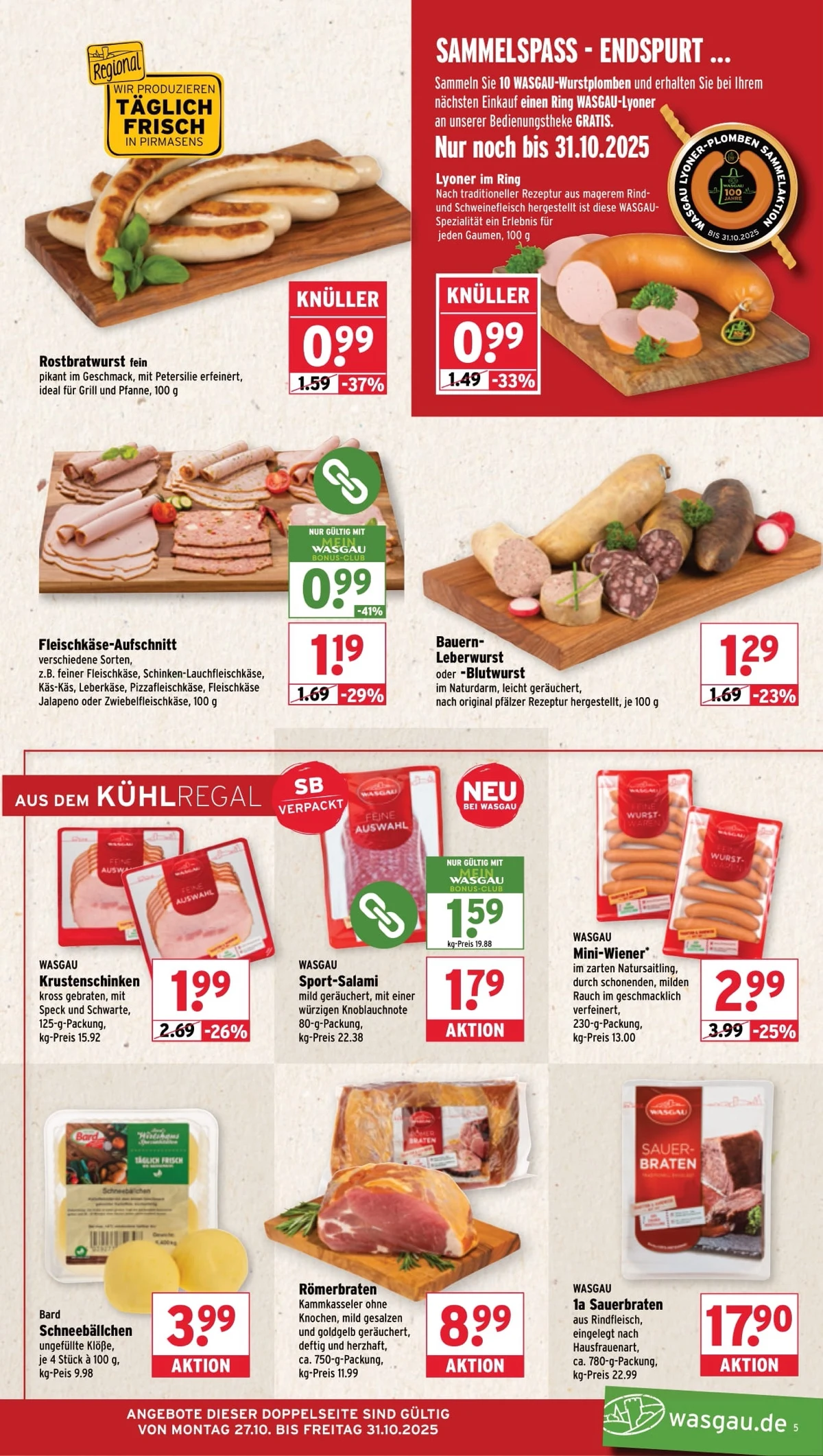 wasgau prospekt 27 31 05