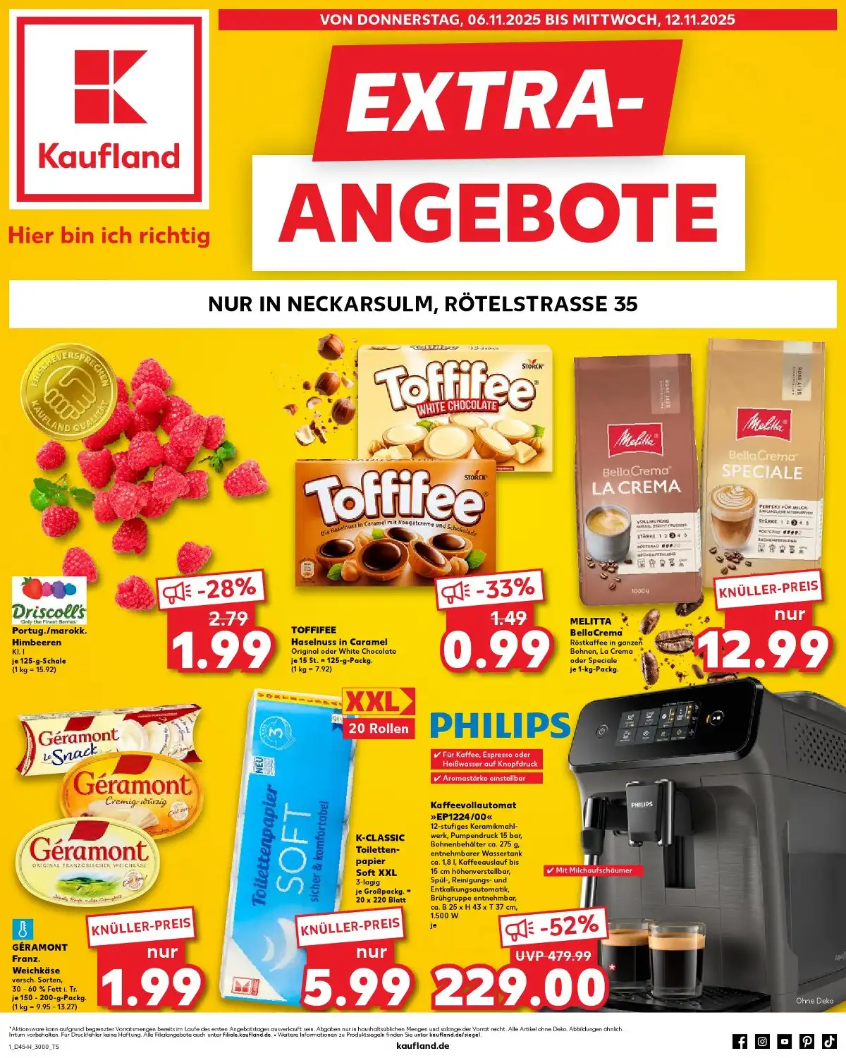 Kaufland Prospekt Extra ab 06.11.2025 bis 12.11.2025 2 extra kaufland 1