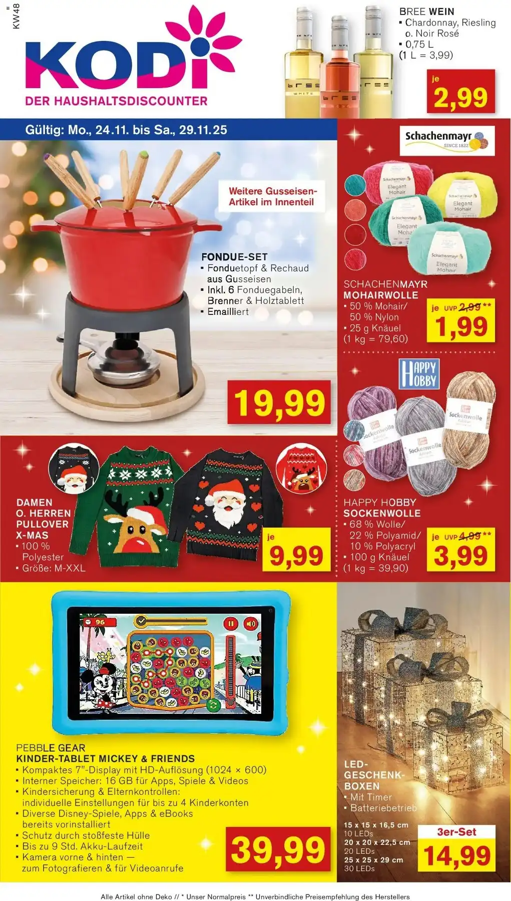 Kodi Prospekt gültig vom 24.11.2025 bis 29.11.2025 2 kodi prospekt 1