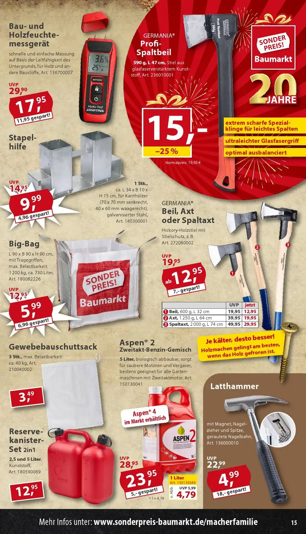 sonderpreis prospekt 15