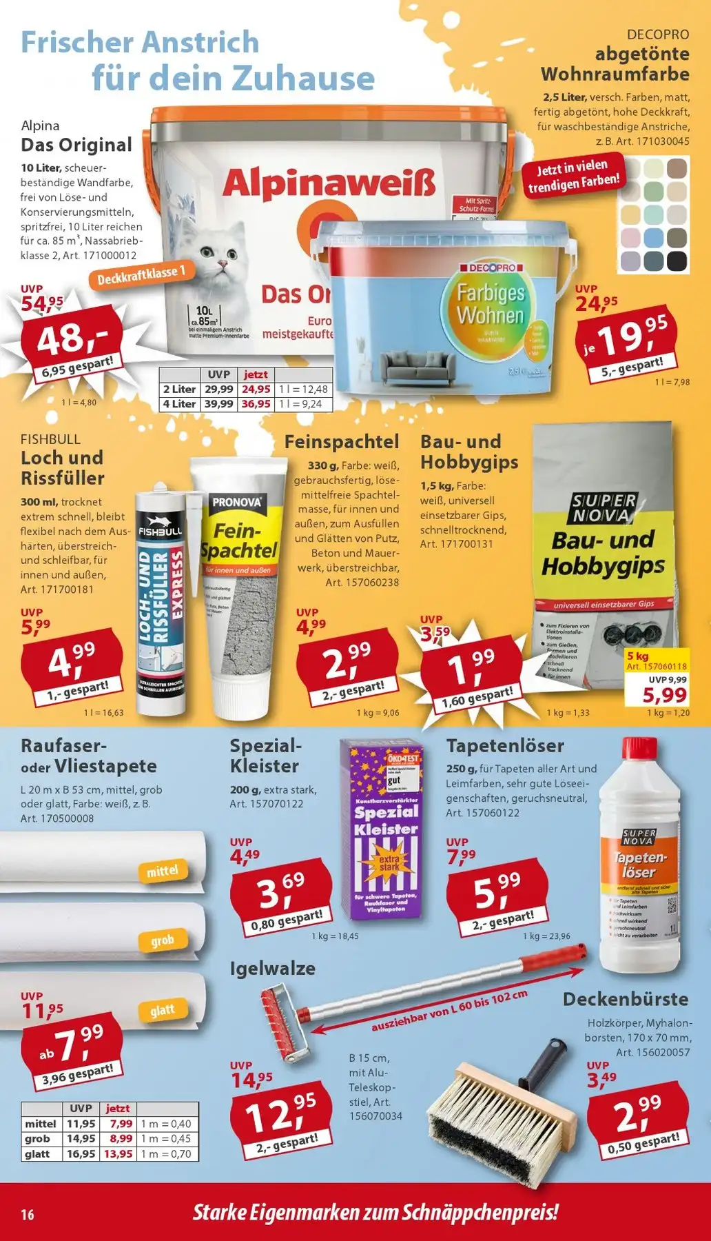 sonderpreis prospekt 16 1