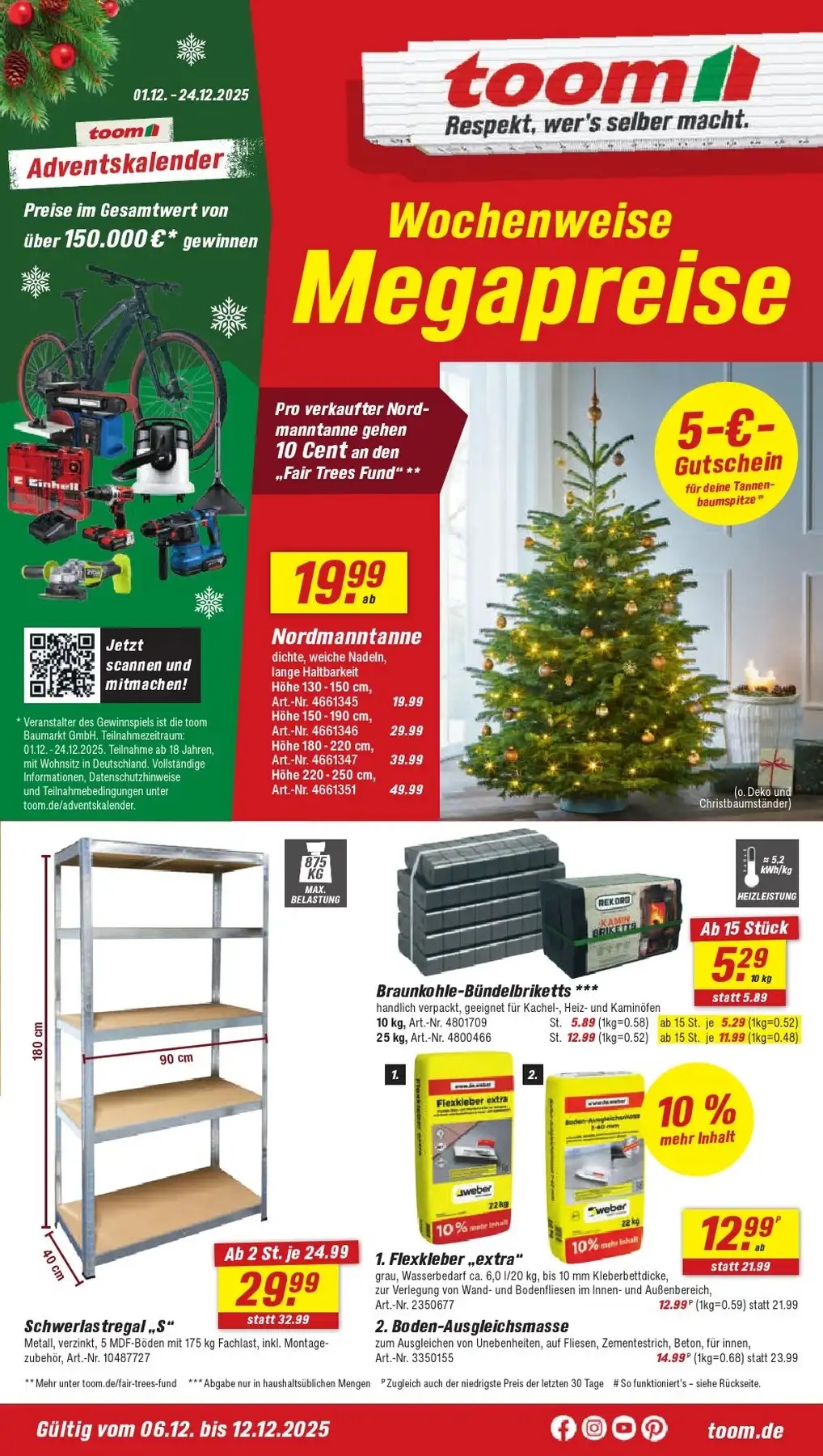 Toom Baumarkt Prospekt ab 06.12.2025 bis 12.12.2025 2 toom baumarkt 1 2