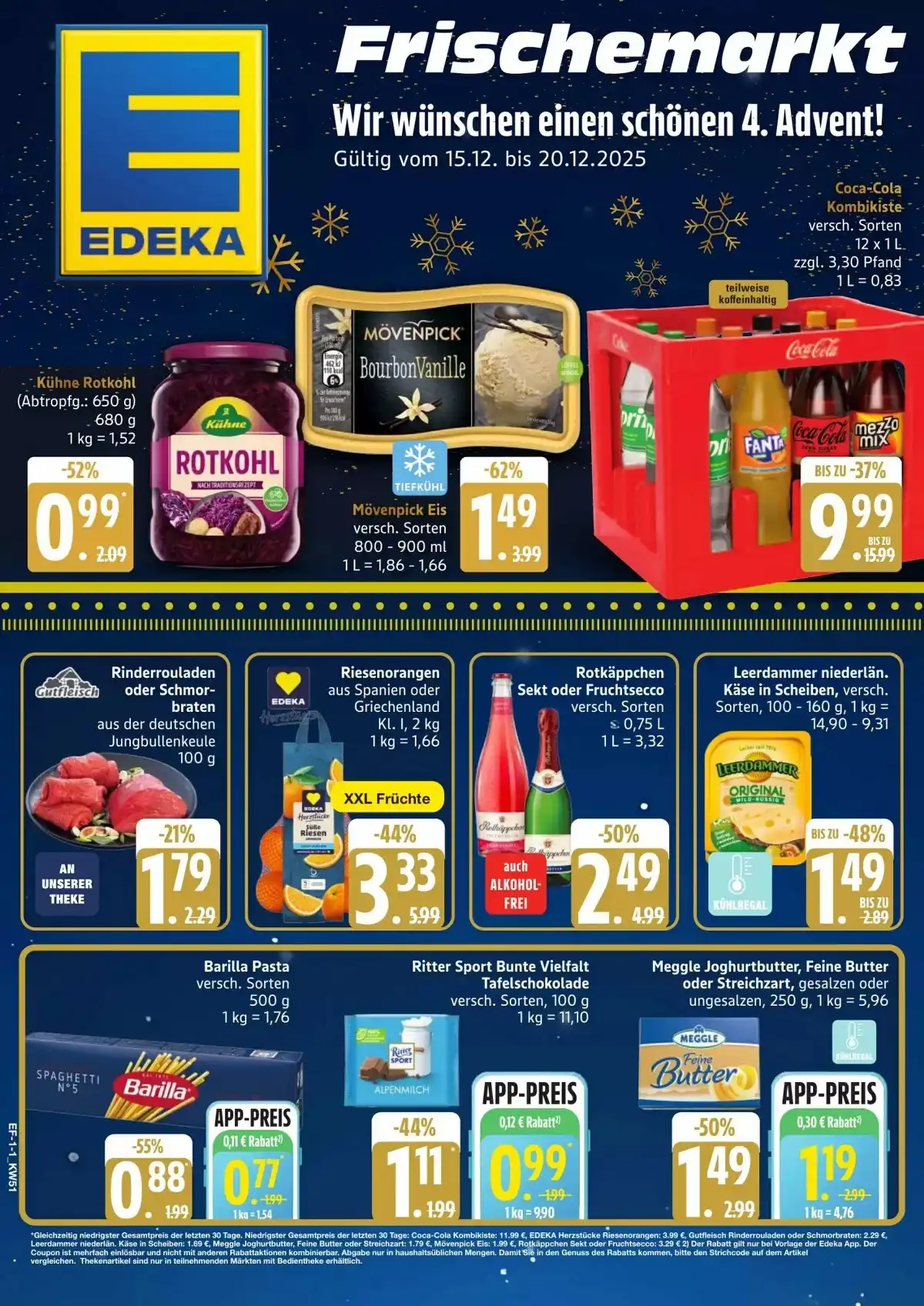 Edeka Frischemarkt Prospekt nächste woche ab 15.12.2025 bis 20.12.2025 2 edeka frischemarkt 1 1