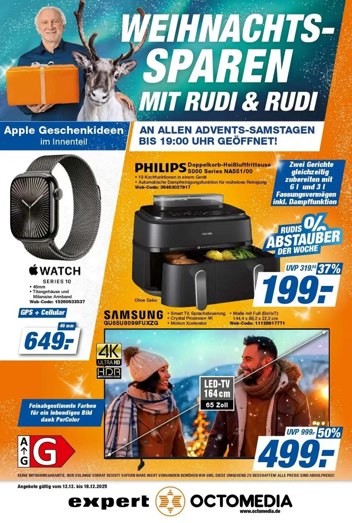 Expert Octomedia Prospekt 19.12.2025 bis 25.12.2025 2 expert octomedia 1
