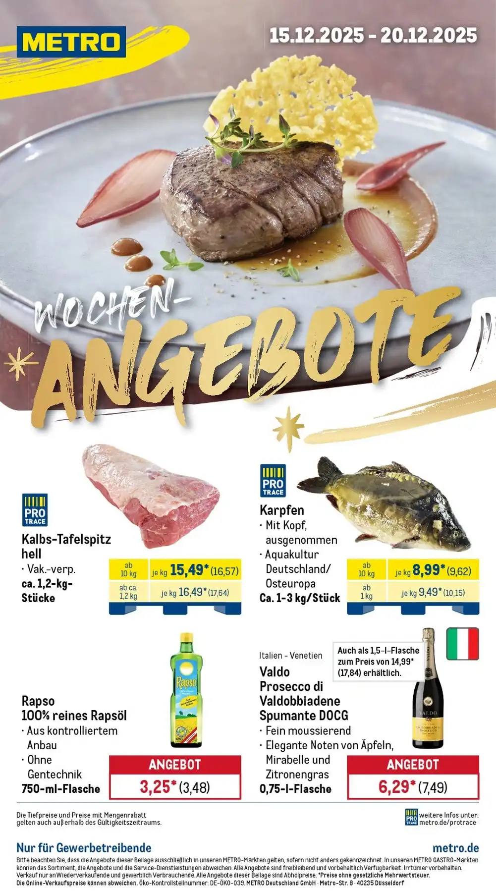 Metro Prospekt Food gültig vom 15.12.2025 bis 20.12.2025 2 metro food 1
