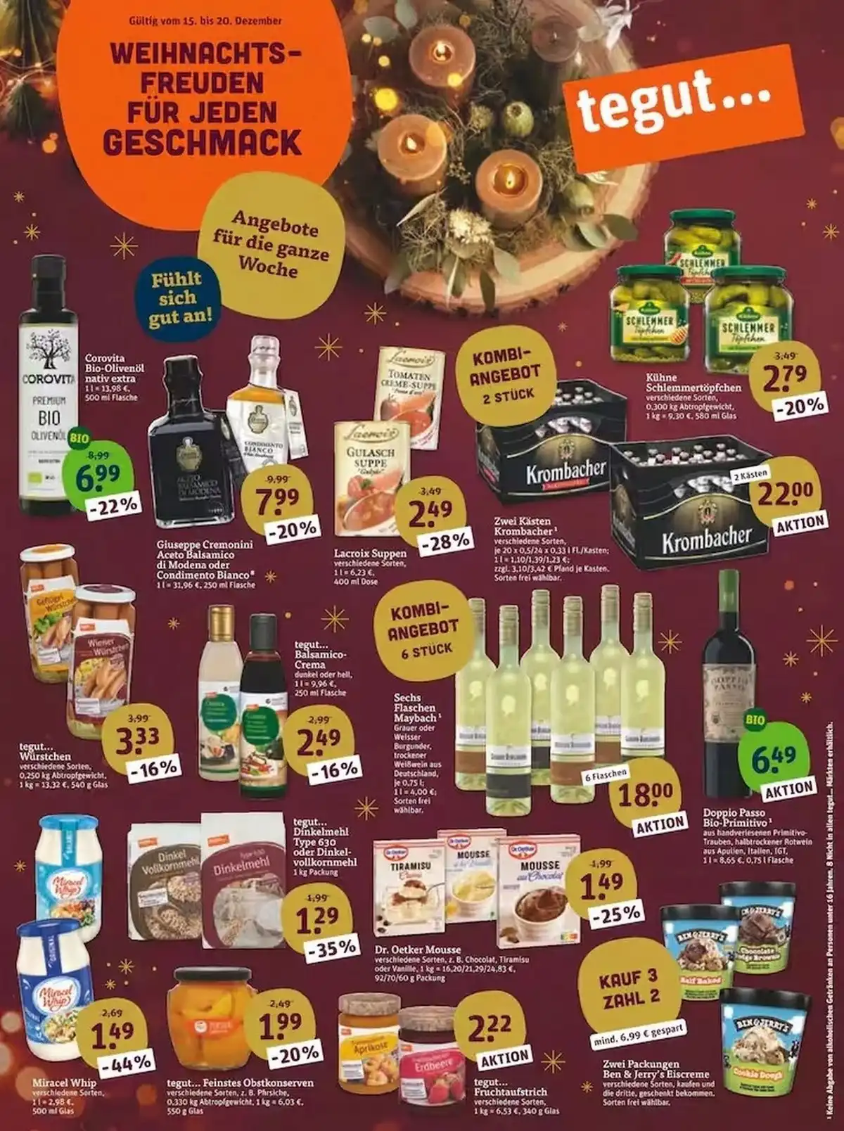 Tegut Prospekt gültig vom 22.12.2025 bis 27.12.2025 2 tegut prospekt 1