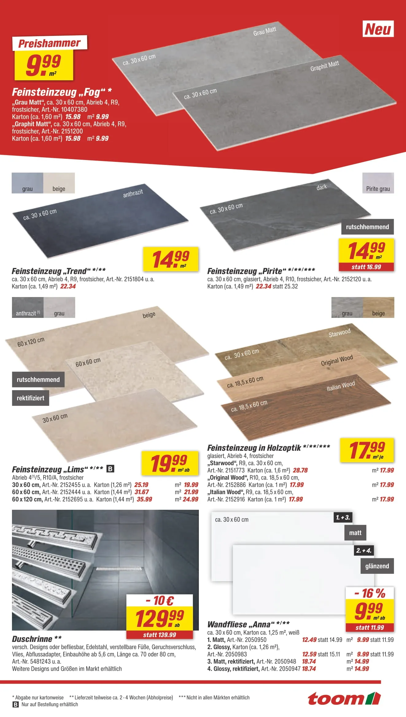 toom prospekt 3 9 09