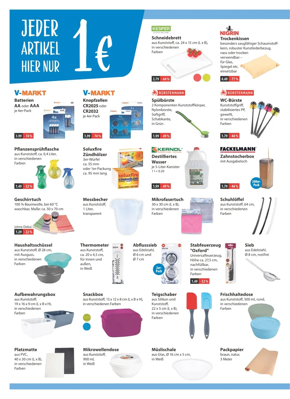 v markt prospekt 22 28 12