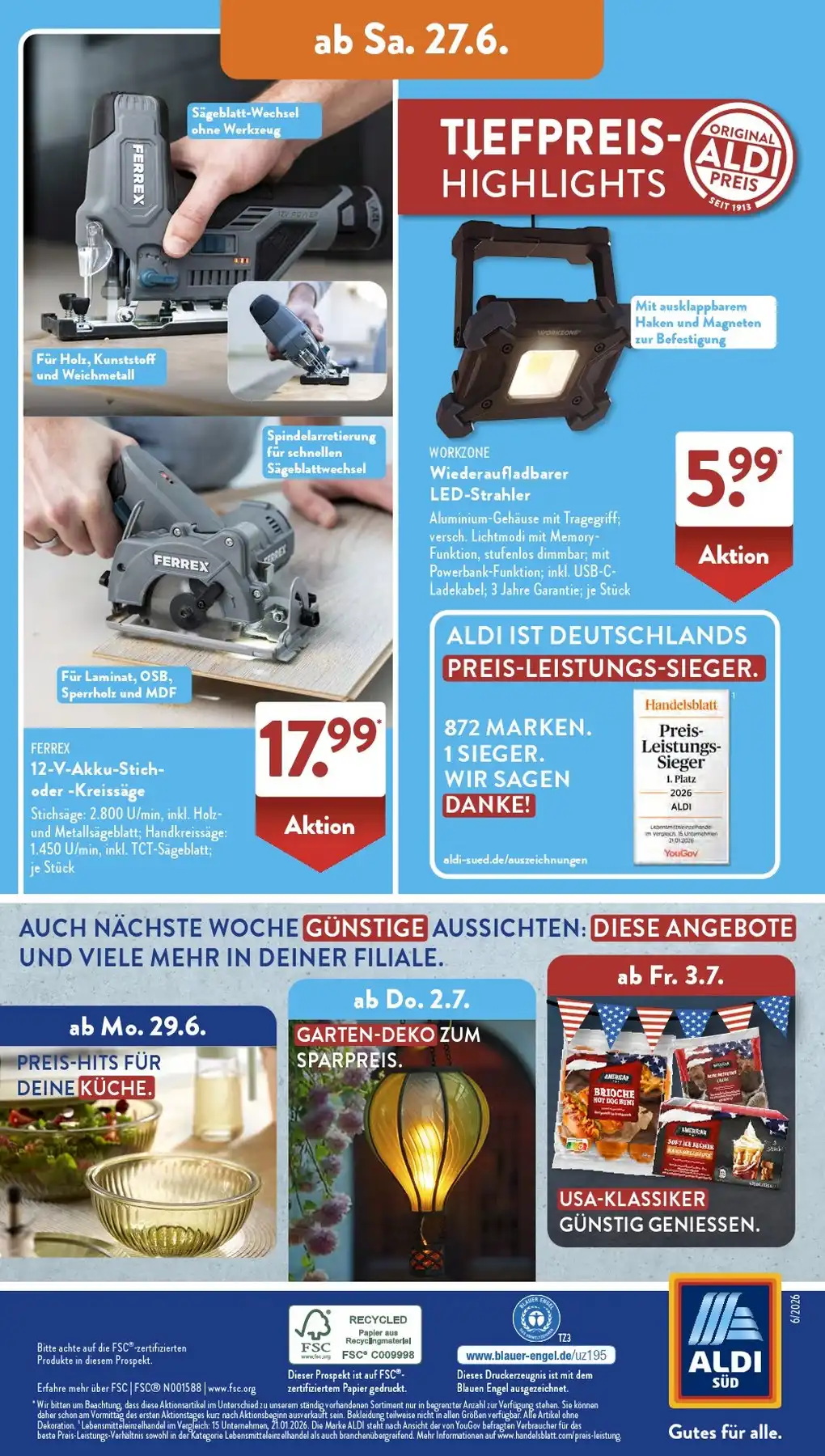 Aldi Süd Prospekt Ab 29.06.2026 Bis 04.07.2026 - Bild 3 Ab 22.06.2026