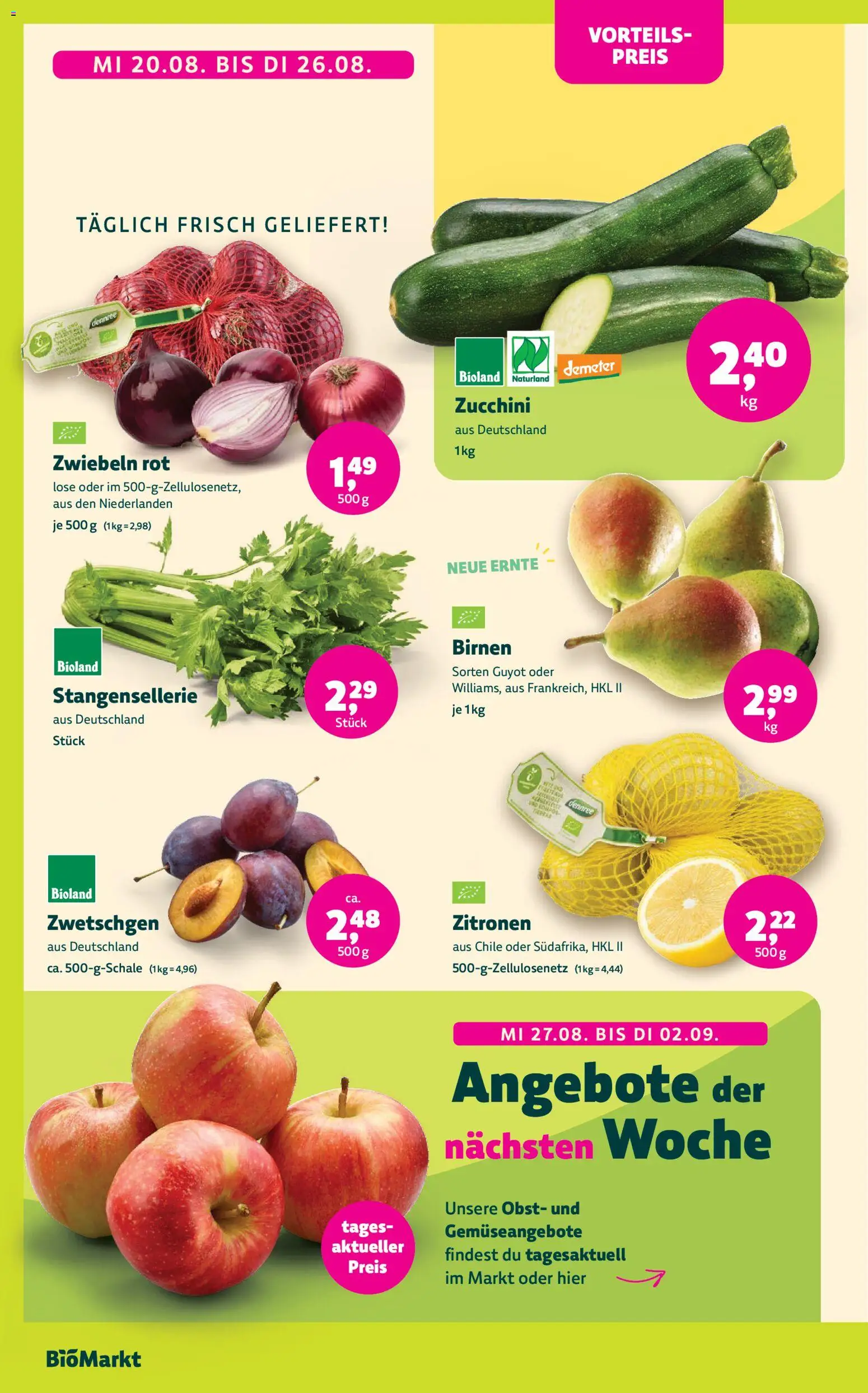 Biomarkt Prospekt Ab 13.08.2026 Bis 26.08.2026 - Bild 2 Ab 13.08.2026
