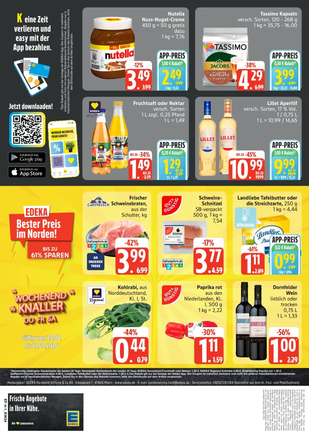 Edeka Frischemarkt Prospekt Ab 17.08.2026 Bis 22.08.2026 Nächste Woche - Bild 2 Ab 17.08.2026
