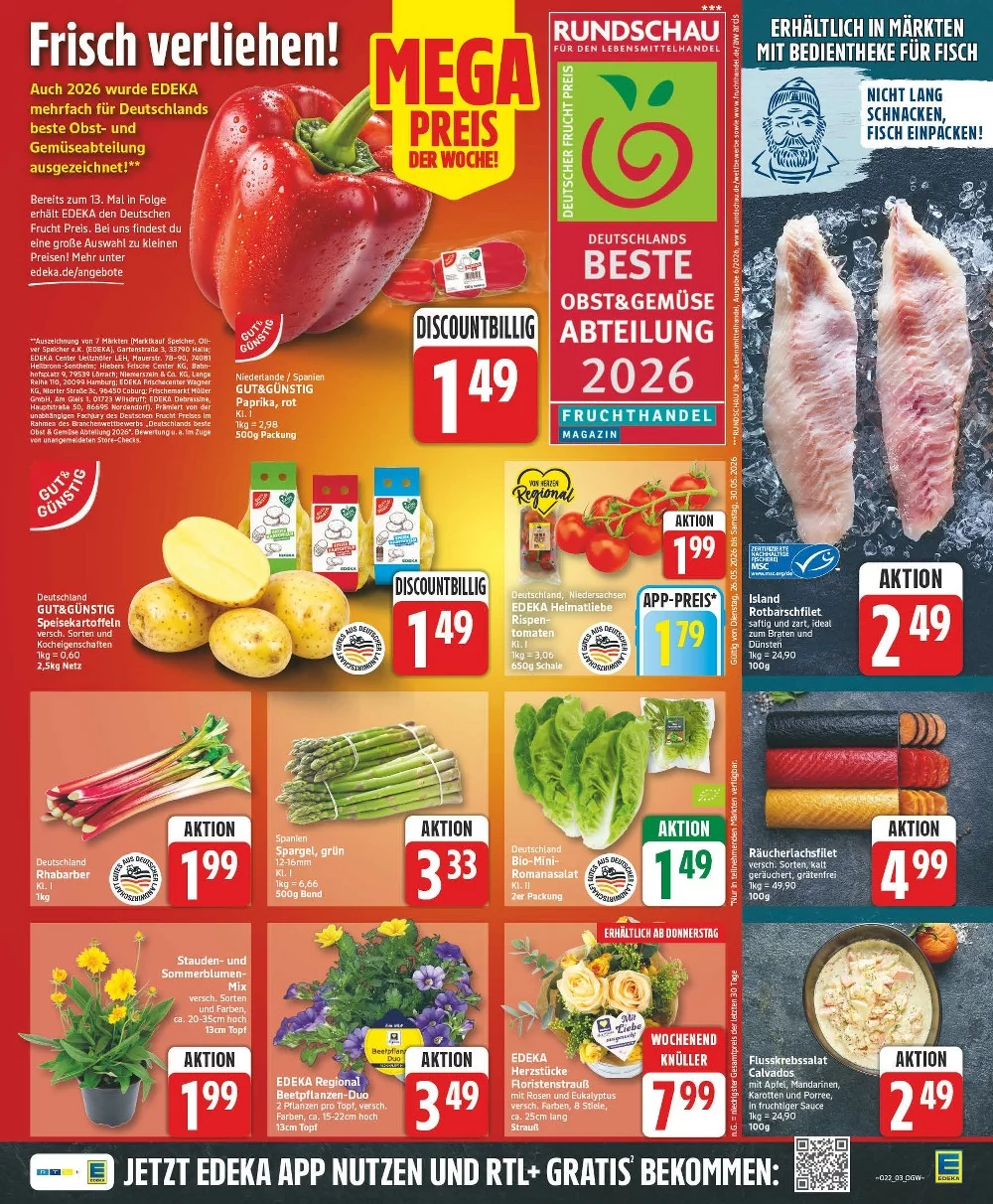 Edeka Prospekt Ab 08.06.2026 Bis 13.06.2026 Nächste Woche - Bild 1 Ab 26.05