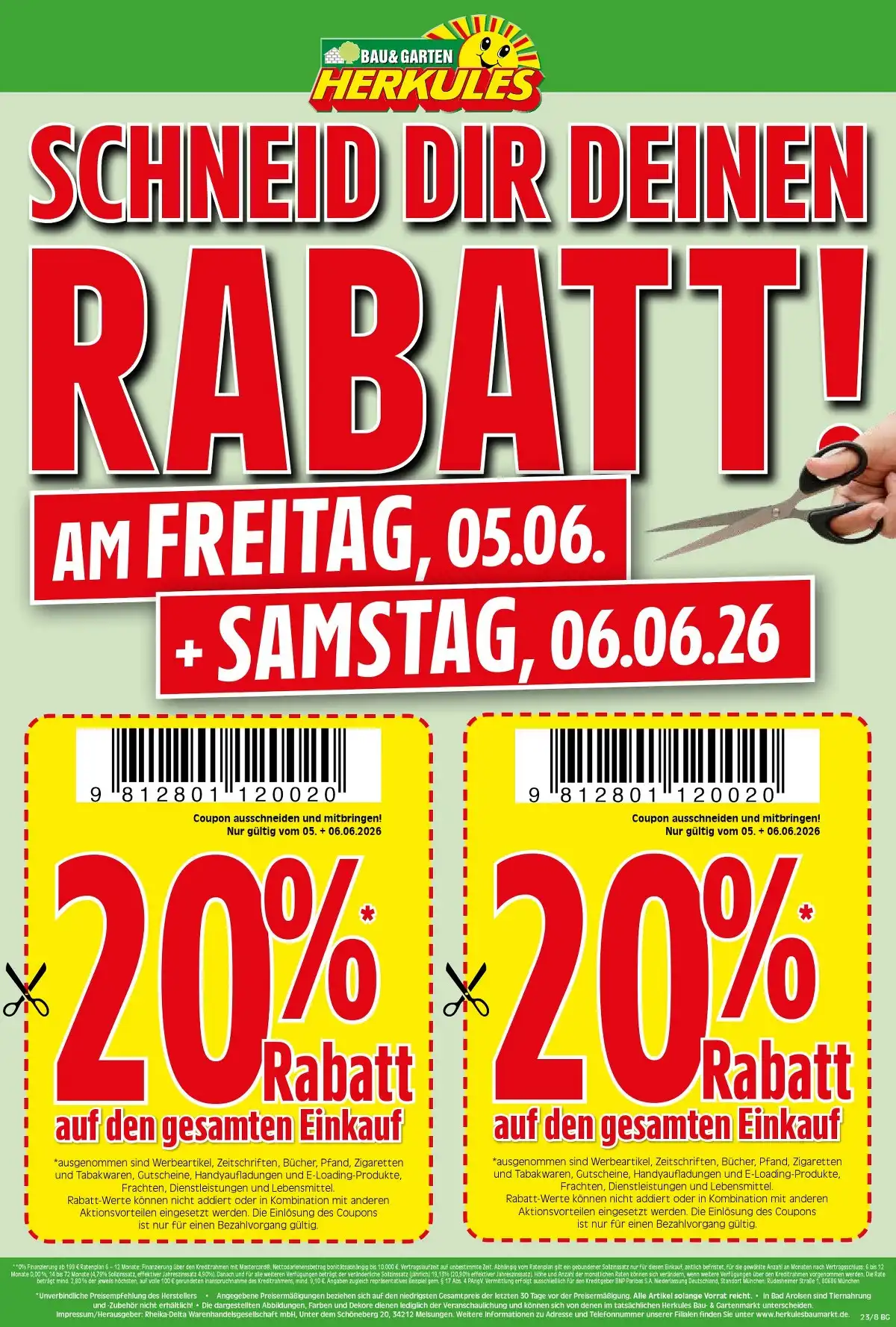 Herkules Prospekt Ab 01.06.2026 &Amp; 08.06.2026 – Top Angebote - Bild 2 Baumarkt Ab 01.06