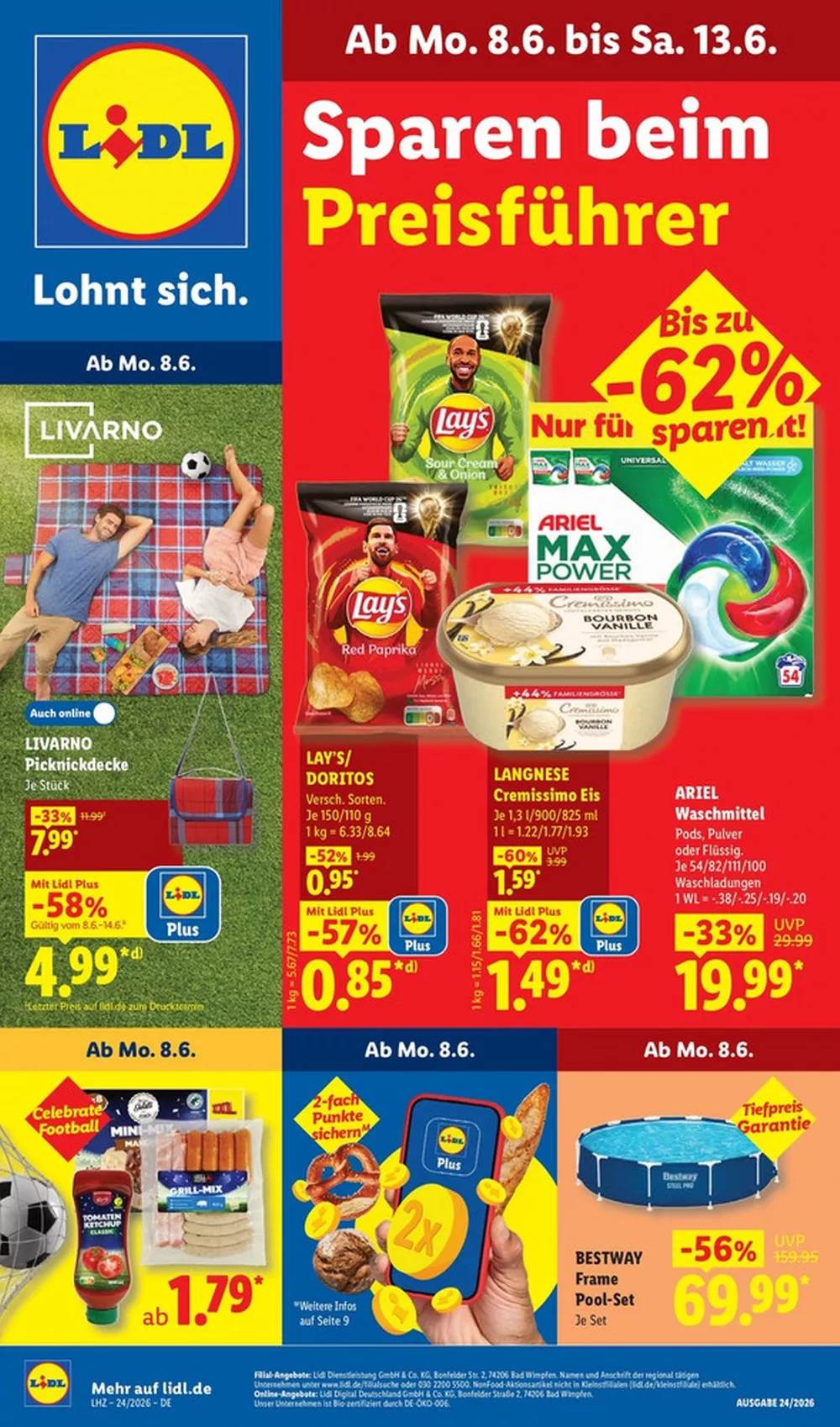 Lidl Prospekt Ab 15.06.2026 &Amp; 22.06.2026 - Bild 1 Ab 08.06