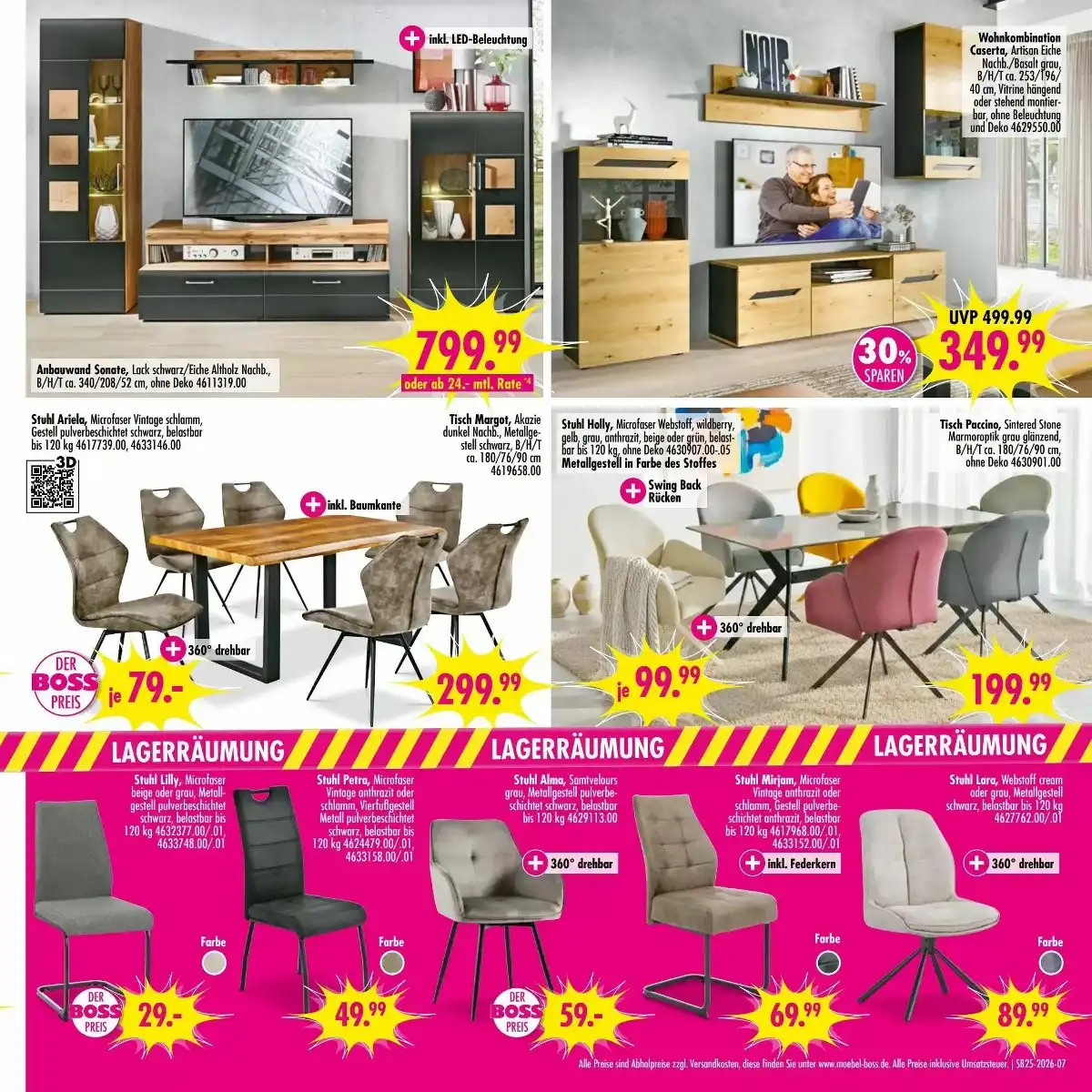 Möbel Boss Weihnachten Prospekt Angebote - Seite