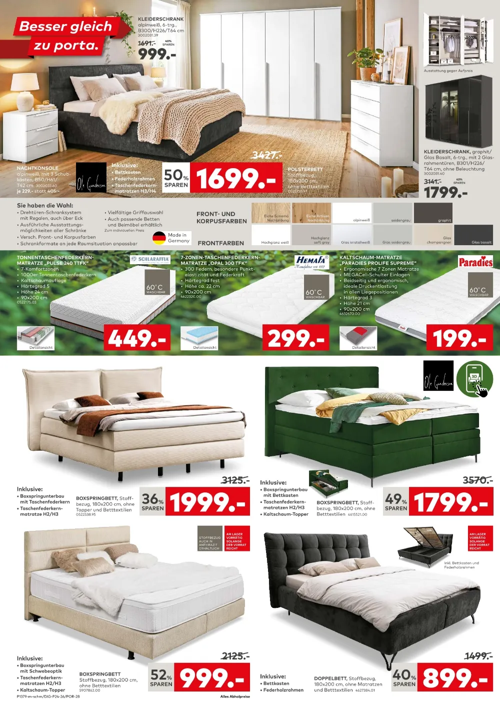 Porta Black Friday Prospekt Angebote - Bild 2 Porta Black Friday Prospekt Angebote - Seite