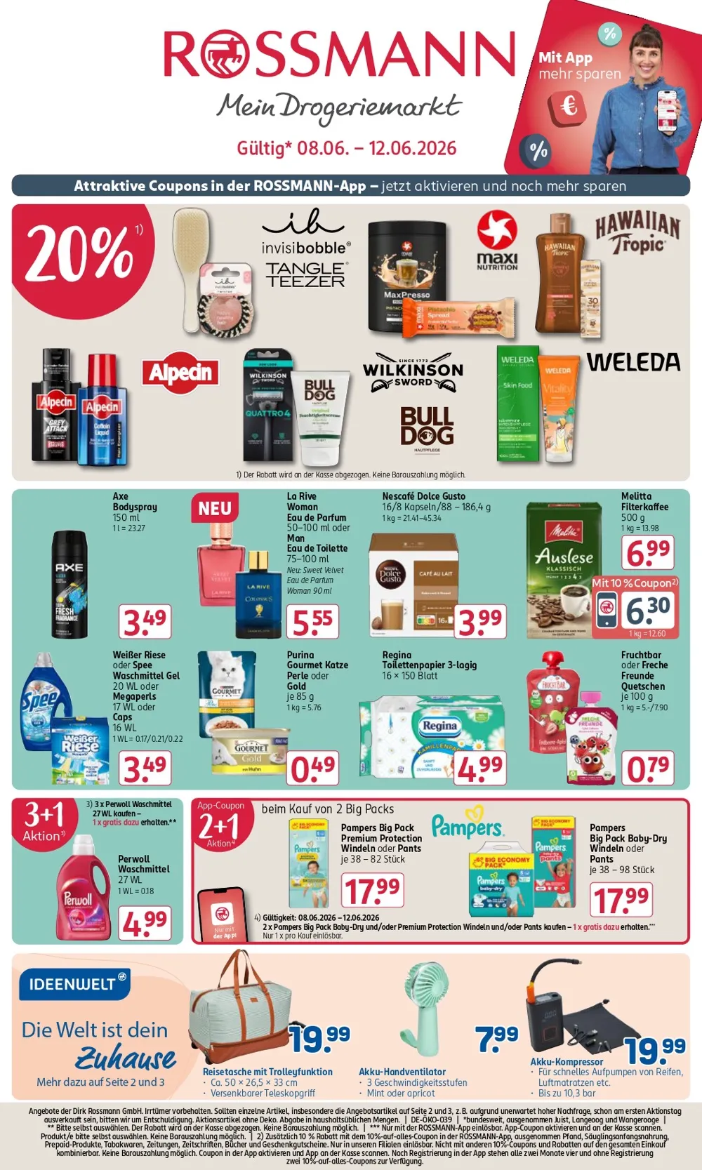 Rossmann Prospekt Gültig Vom 08.06.2026 &Amp; 15.06.2026 - Bild 1 Ab 08.06.2026