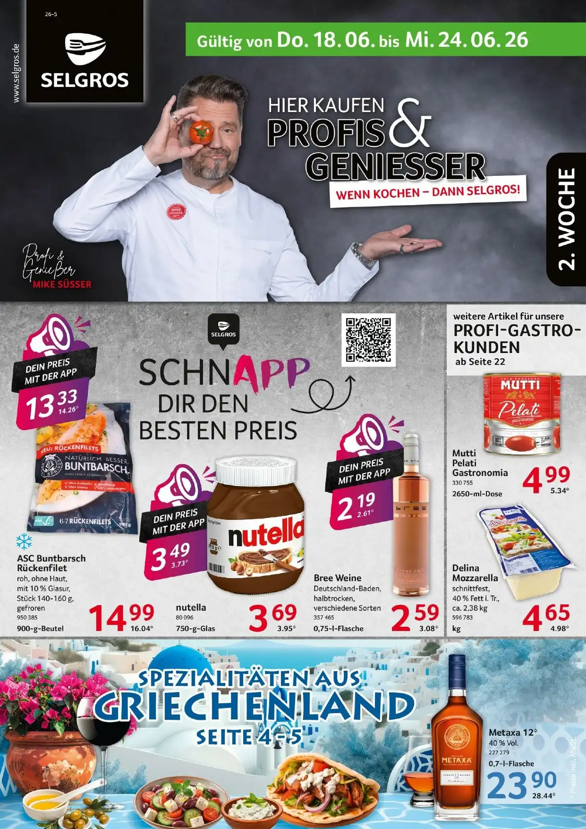 Selgros Prospekt 23.07.2026 Bis 29.07.2026 - Bild 1 Food Ab 18.06