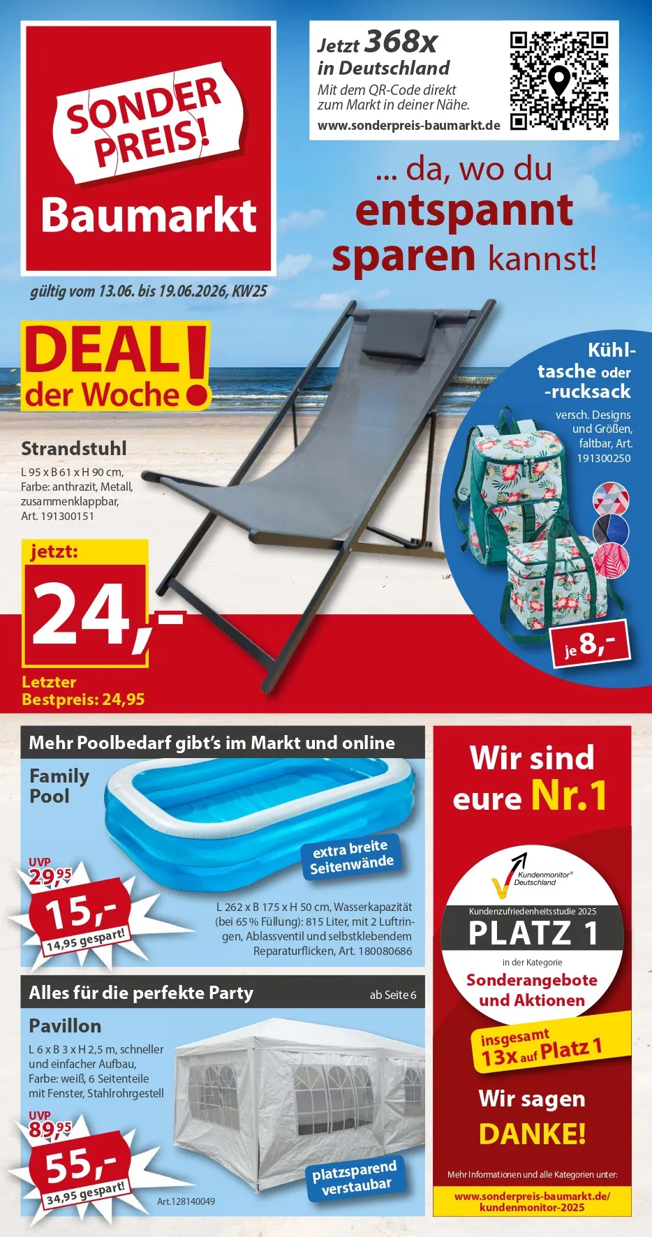 Sonderpreis Baumarkt Prospekt Ab 13.06.2026 Bis 19.06.2026 - Bild 1 Ab 13.06.2026