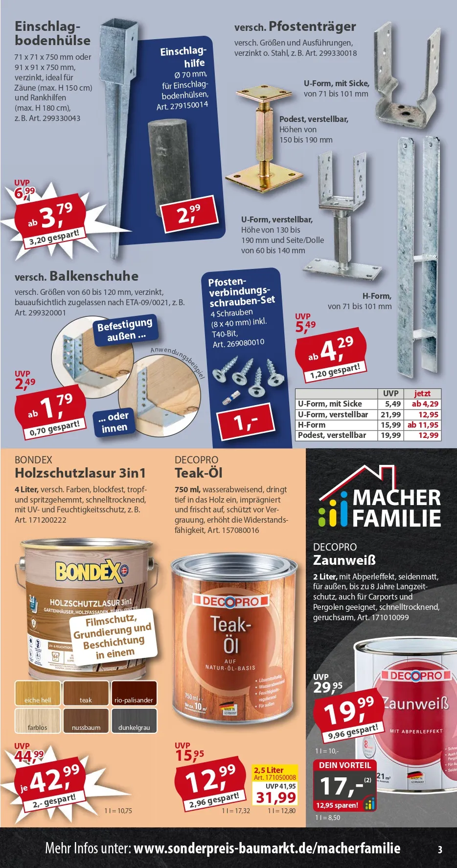 Sonderpreis Baumarkt Prospekt Ab 13.06.2026 Bis 19.06.2026 - Bild 1 Ab 13.06.2026