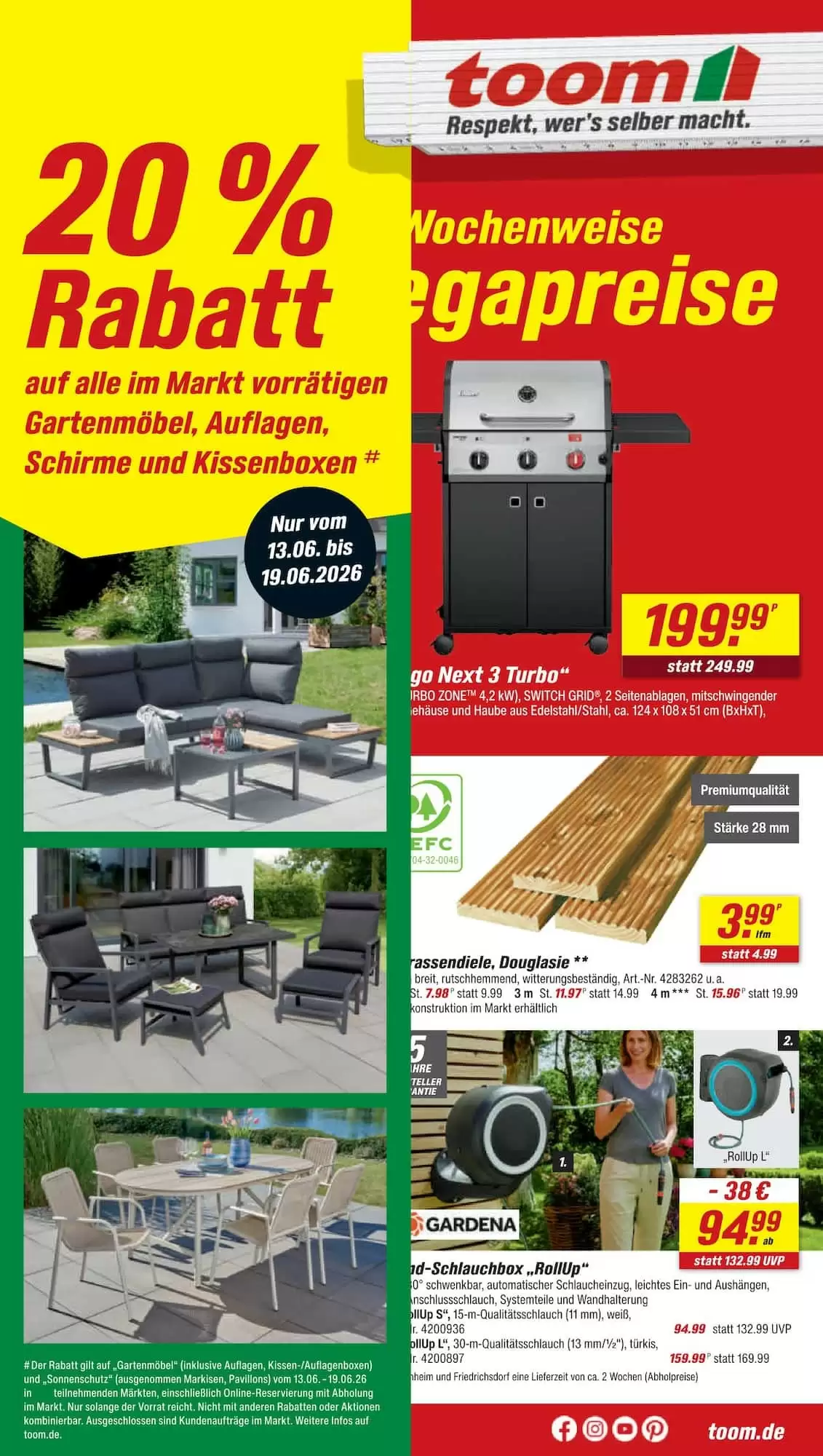 Toom Baumarkt Prospekt Ab 13.06.2026 Bis 19.06.2026 - Bild 1 Ab 13.06.2026