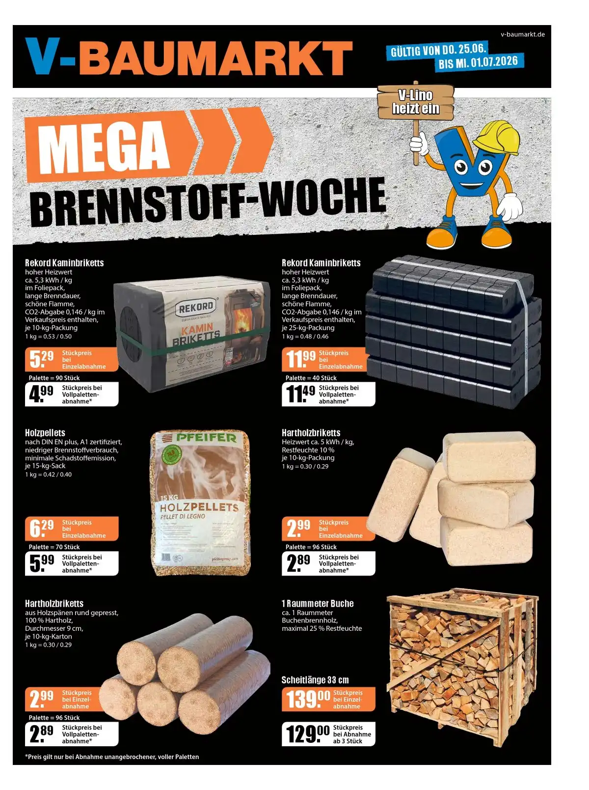 V-Baumarkt Prospekt Vom 25.06.2026 Bis 01.07.2026 - Bild 1 Ab 25.06.2026