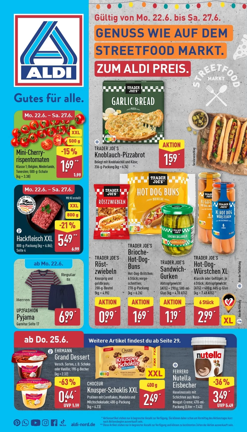 Aldi Nord Prospekt Ab 22.06.2026 Bis 27.06.2026 Nächste Woche - Bild 1 Ab 22.06.2026