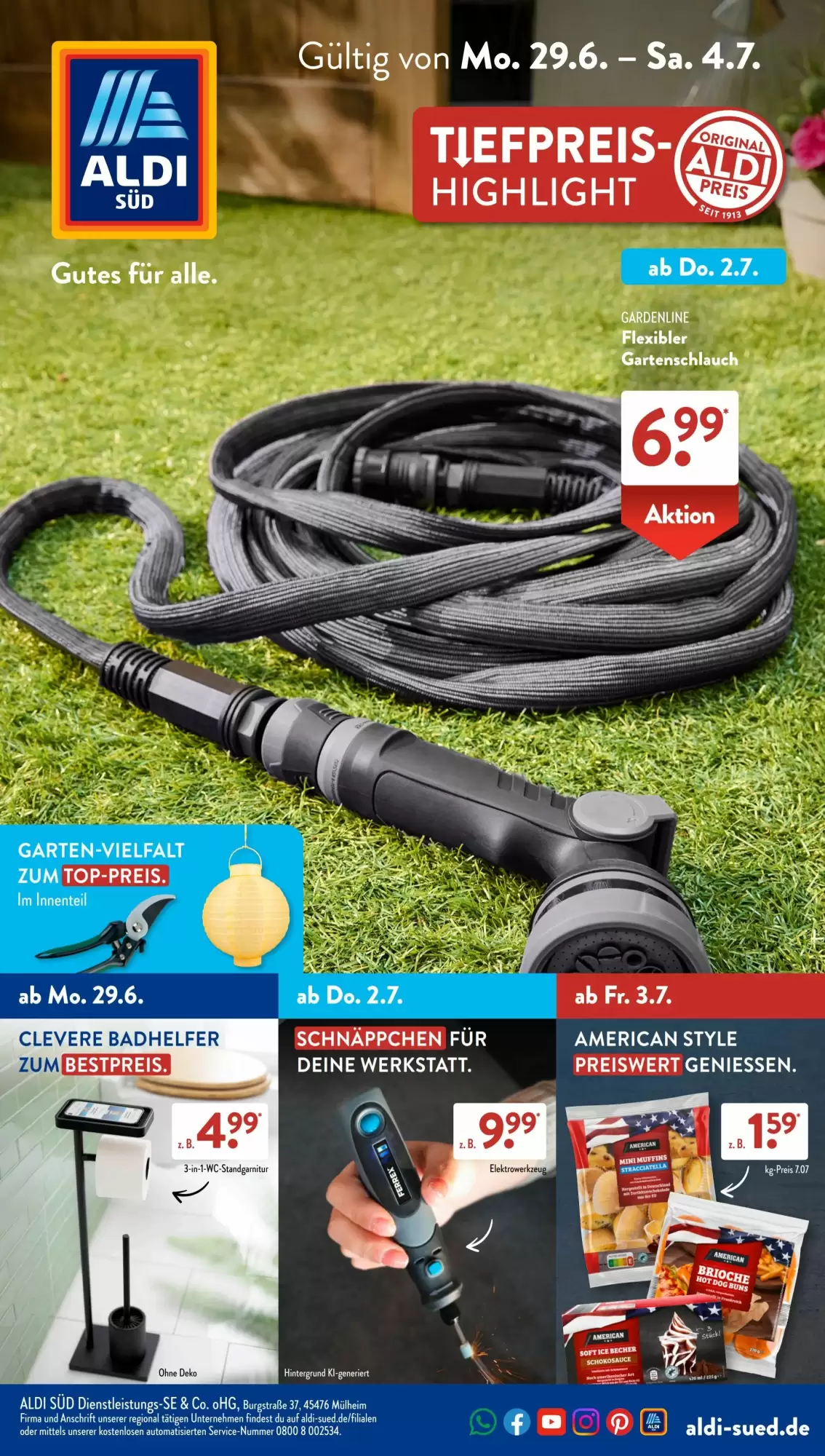 Aldi Süd Prospekt Ab 29.06.2026 Bis 04.07.2026 - Bild 1 Ab 29.06.2026