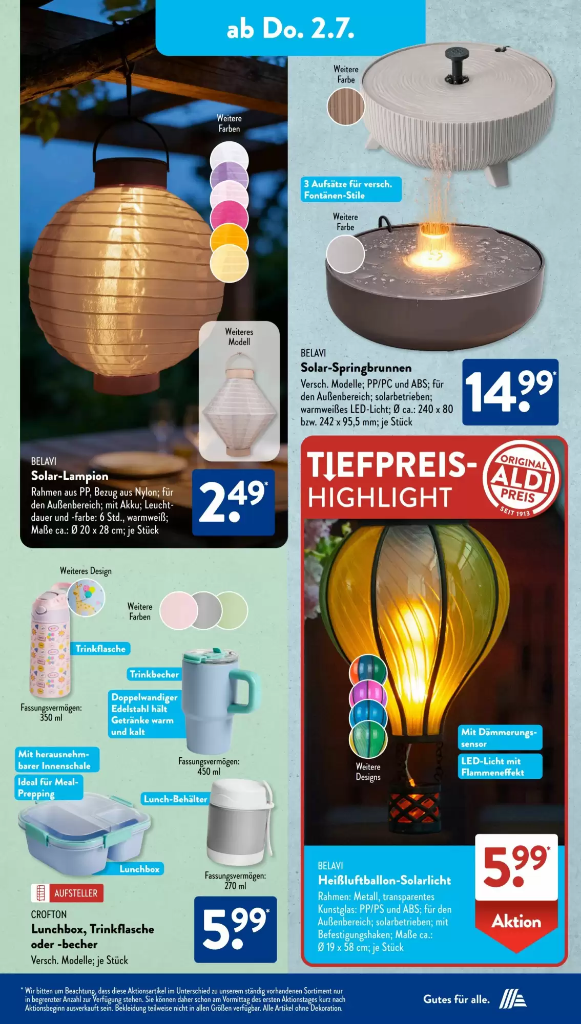 Aldi Süd Prospekt Ab 29.06.2026 Bis 04.07.2026 - Bild 1 Ab 29.06.2026