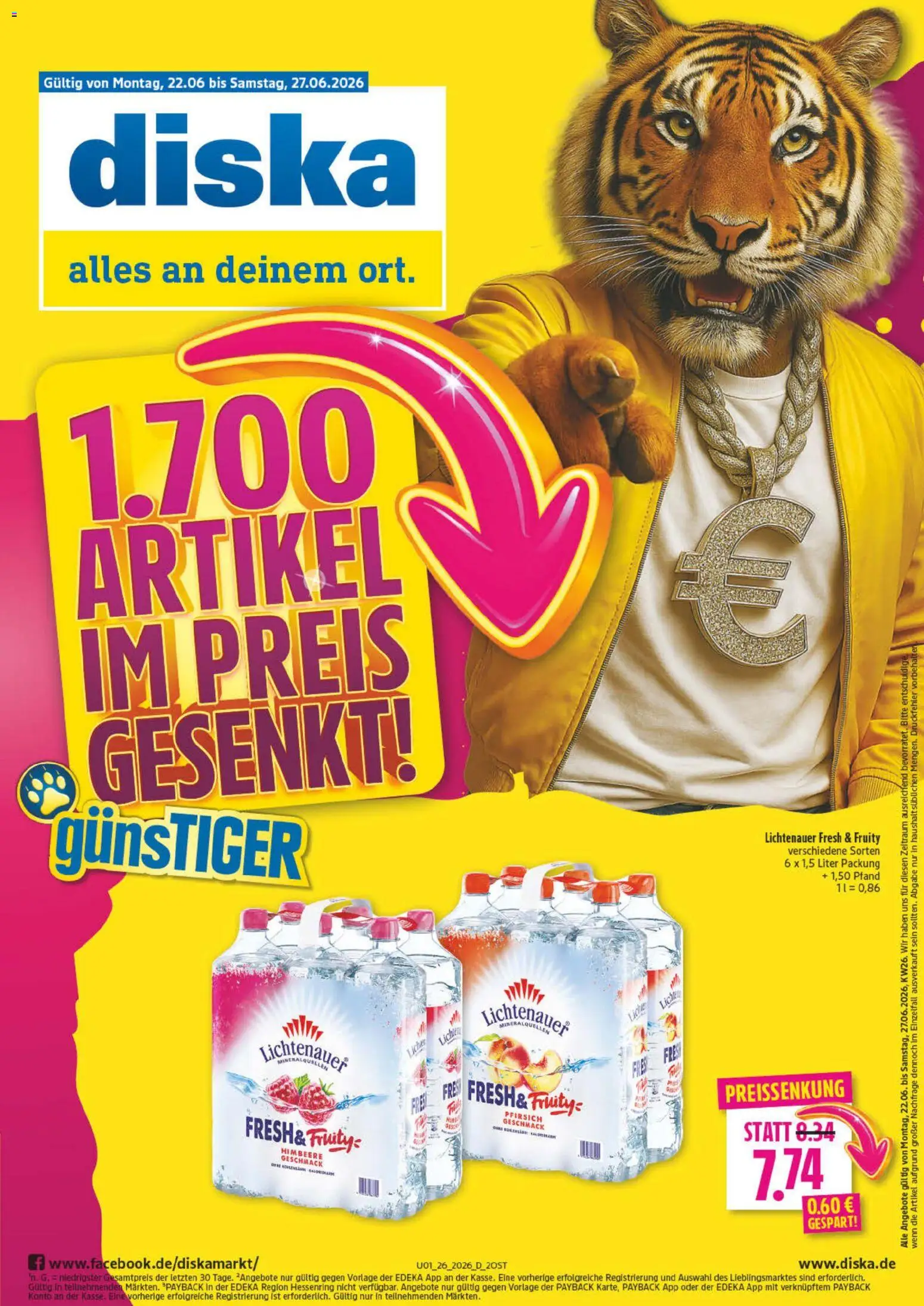 Diska Prospekt Gültig Vom 29.06.2026 Bis 04.07.2026 - Bild 1 Ab 22.06.2026