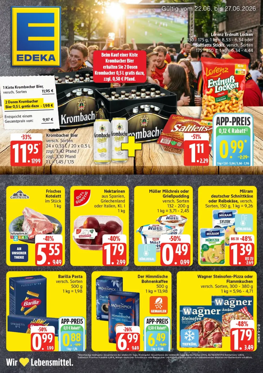 Edeka Prospekt Ab 22.06.2026 Bis 27.06.2026 Nächste Woche - Bild 1 Ab 22.06.2026