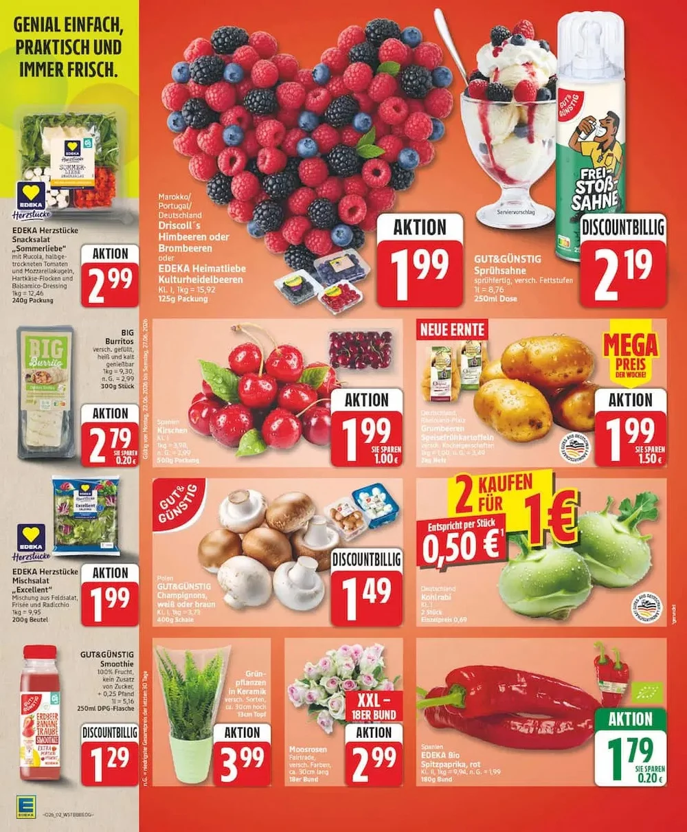 Edeka Prospekt Ab 22.06.2026 Bis 27.06.2026 Nächste Woche - Bild 2 Ab 22.06.2026