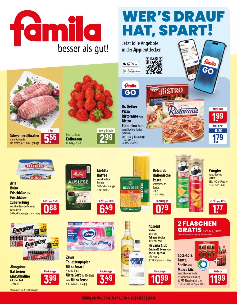 Famila Prospekt Ab 15.06.2026 Bis 20.06.2026 - Bild 1 Ab 15.06.2026