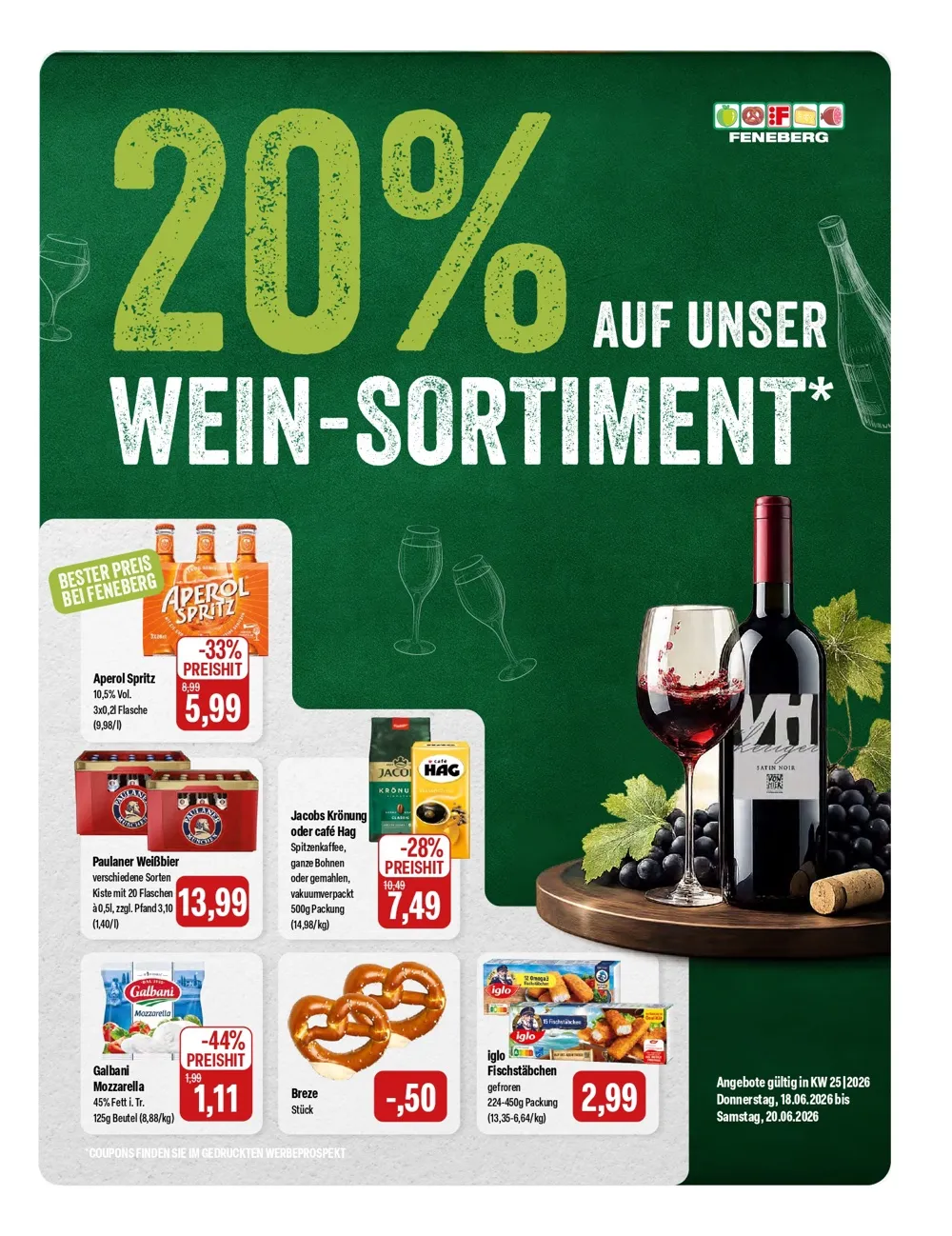 Feneberg Prospekt Gültig Vom 25.06.2026 Bis 27.06.2026 - Bild 1 Ab 18.06.2026