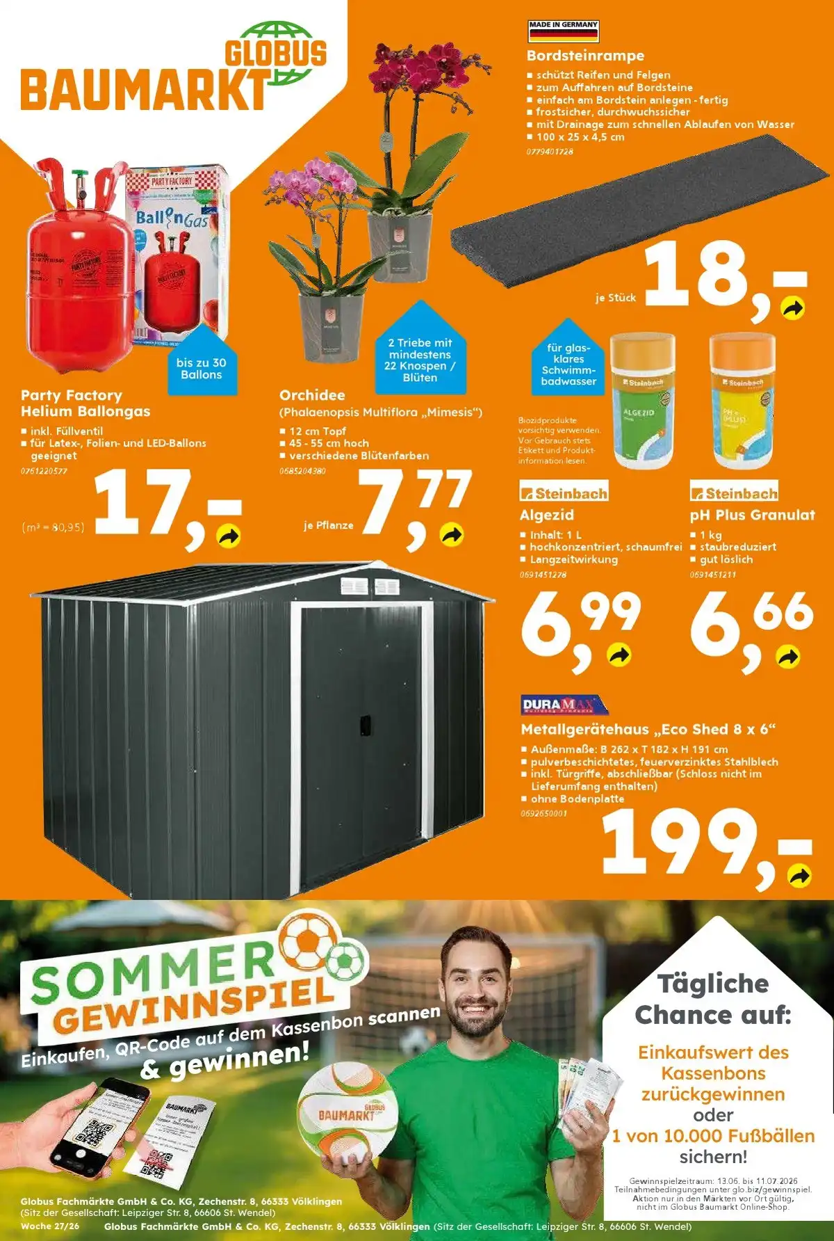 Globus Prospekt Vom 29.06.2026 Bis 04.07.2026 - Bild 2 Baumarkt Ab 29.06