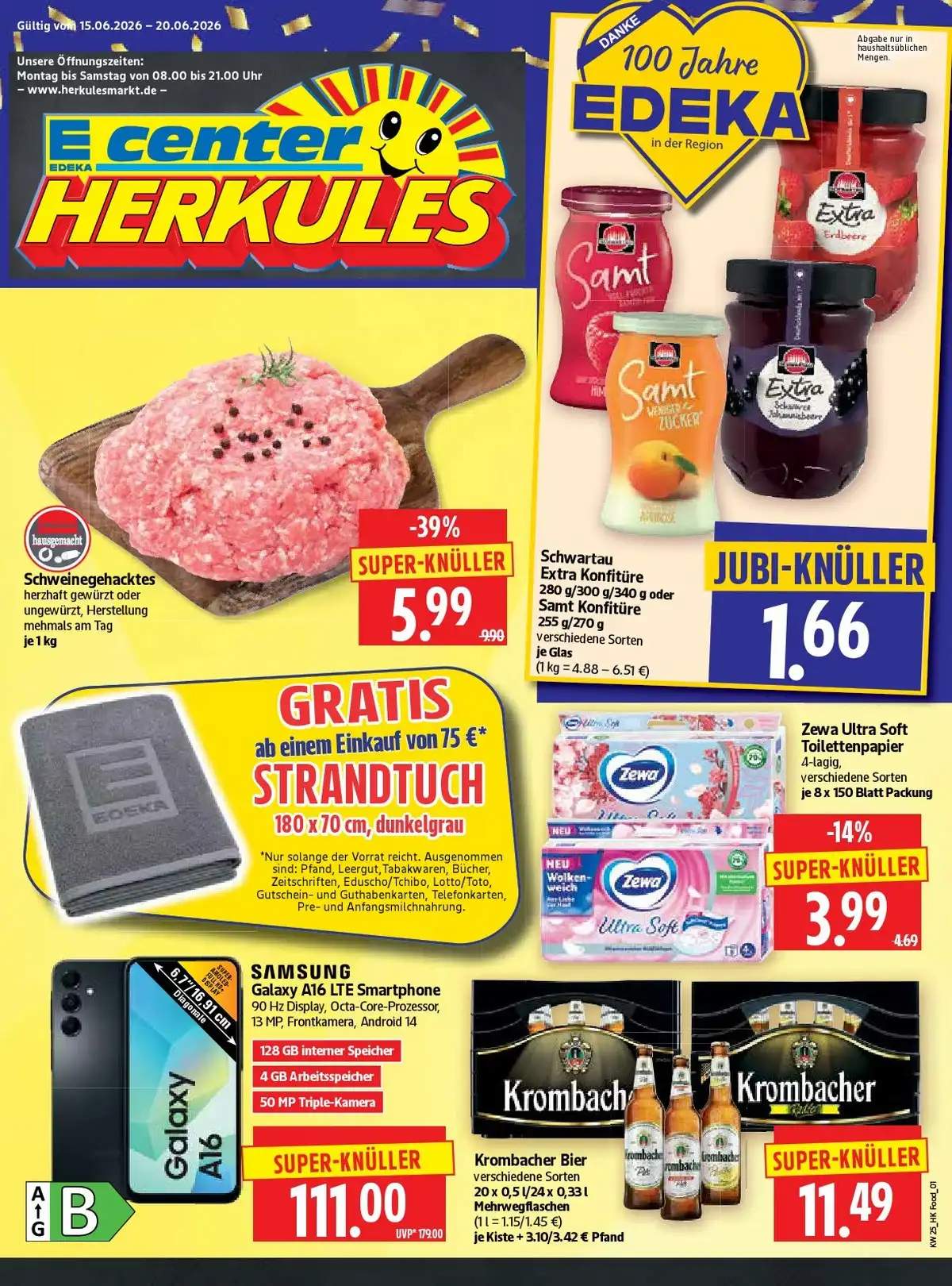 Herkules Prospekt Ab 15.06.2026 Bis 20.06.2026 – Top Angebote - Bild 1 Ab 15.06