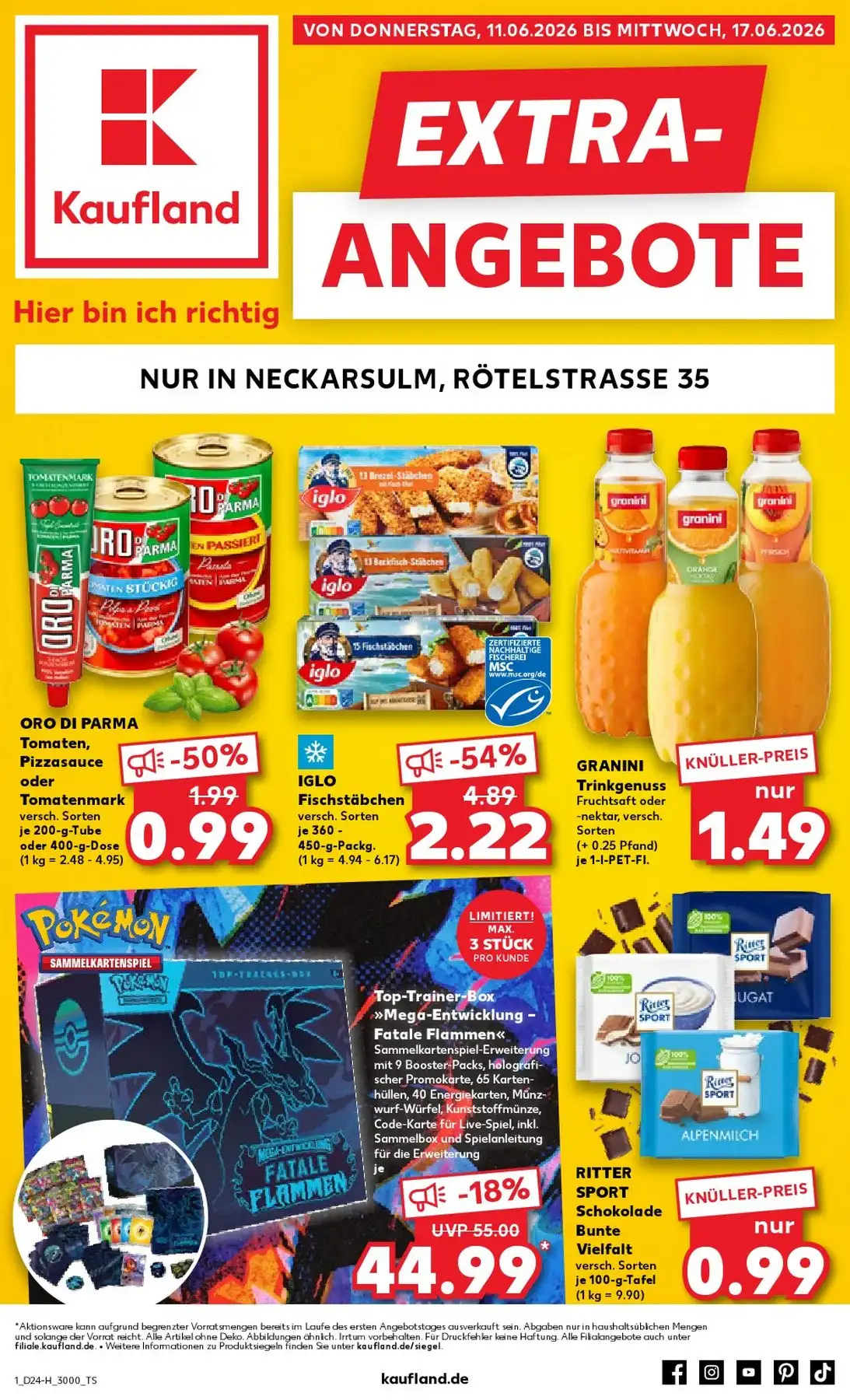 Kaufland Prospekt 18.06.2026 Bis 24.06.2026 - Bild 1 Extra Ab 11.06