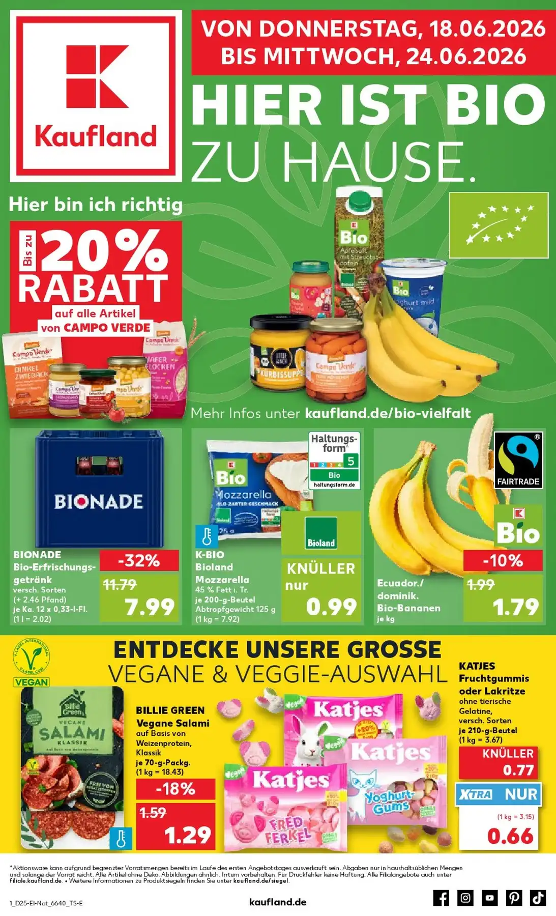 Kaufland Prospekt 18.06.2026 Bis 24.06.2026 - Bild 1 Extra Ab 18.06